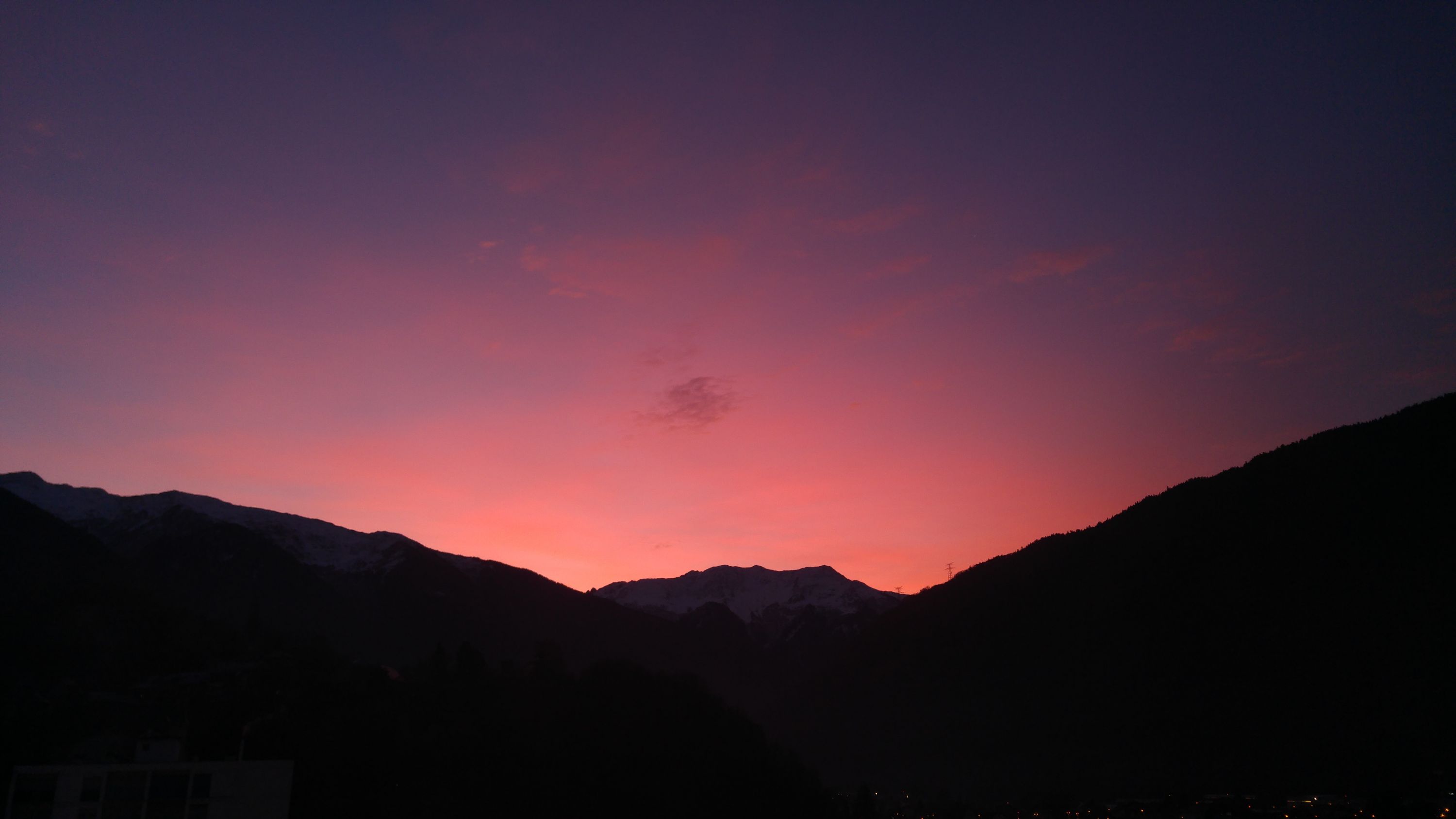 2018-11-29 Lever de soleil sur la Tarentaise