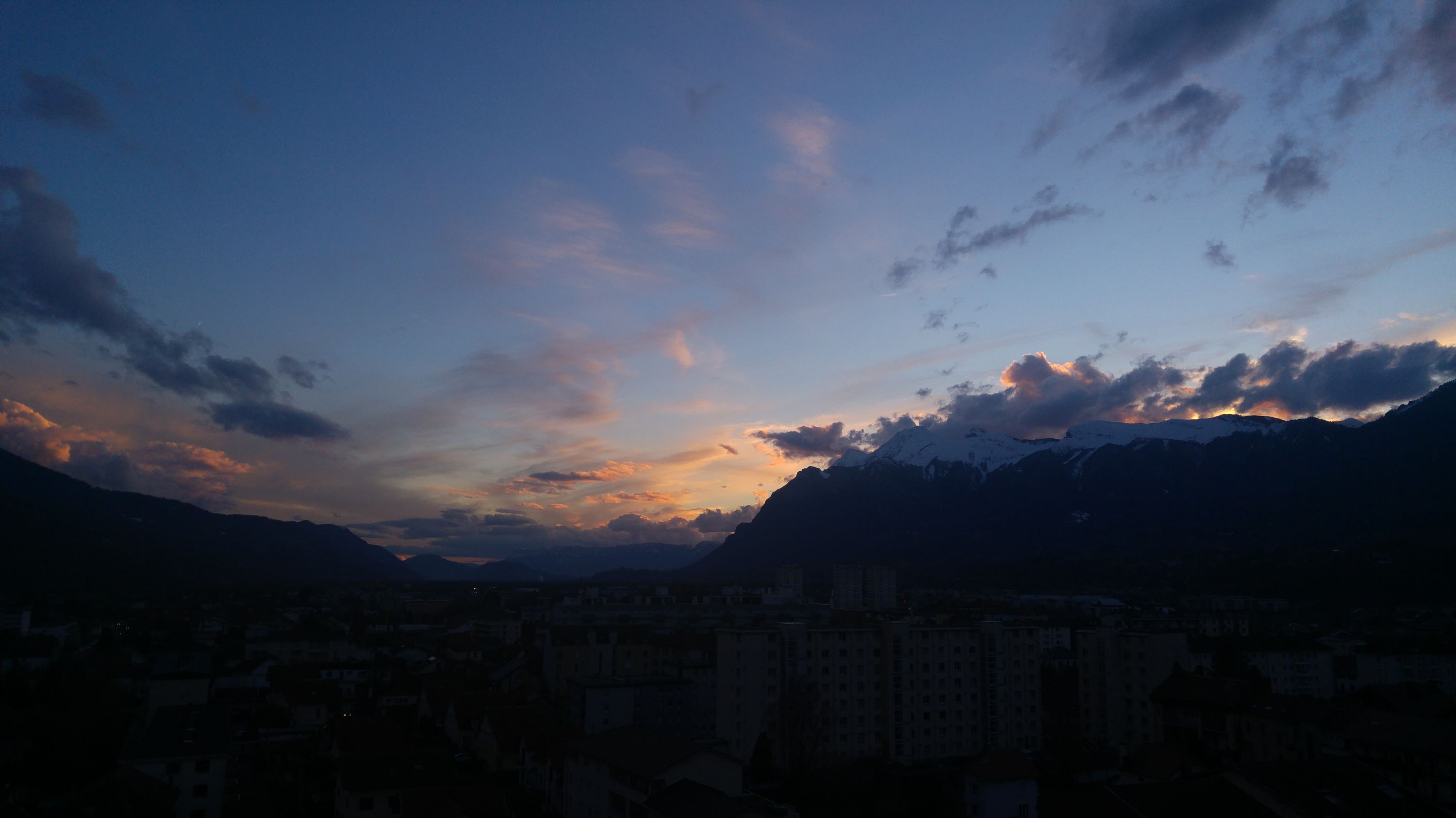 2019-03-07 Coucher de soleil sur la Combe de Savoie