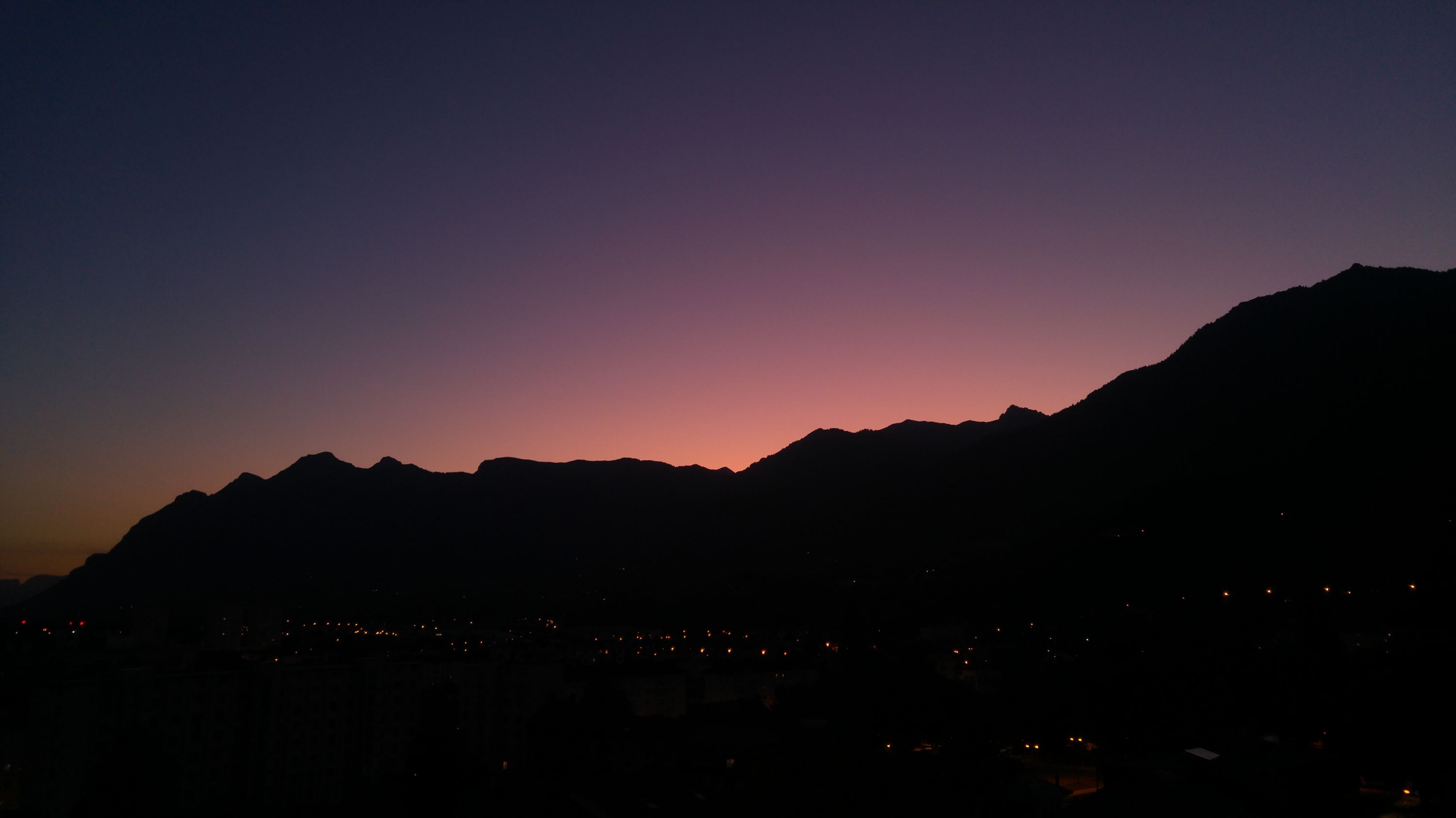 2019-09-13 Coucher de soleil sur les Bauges