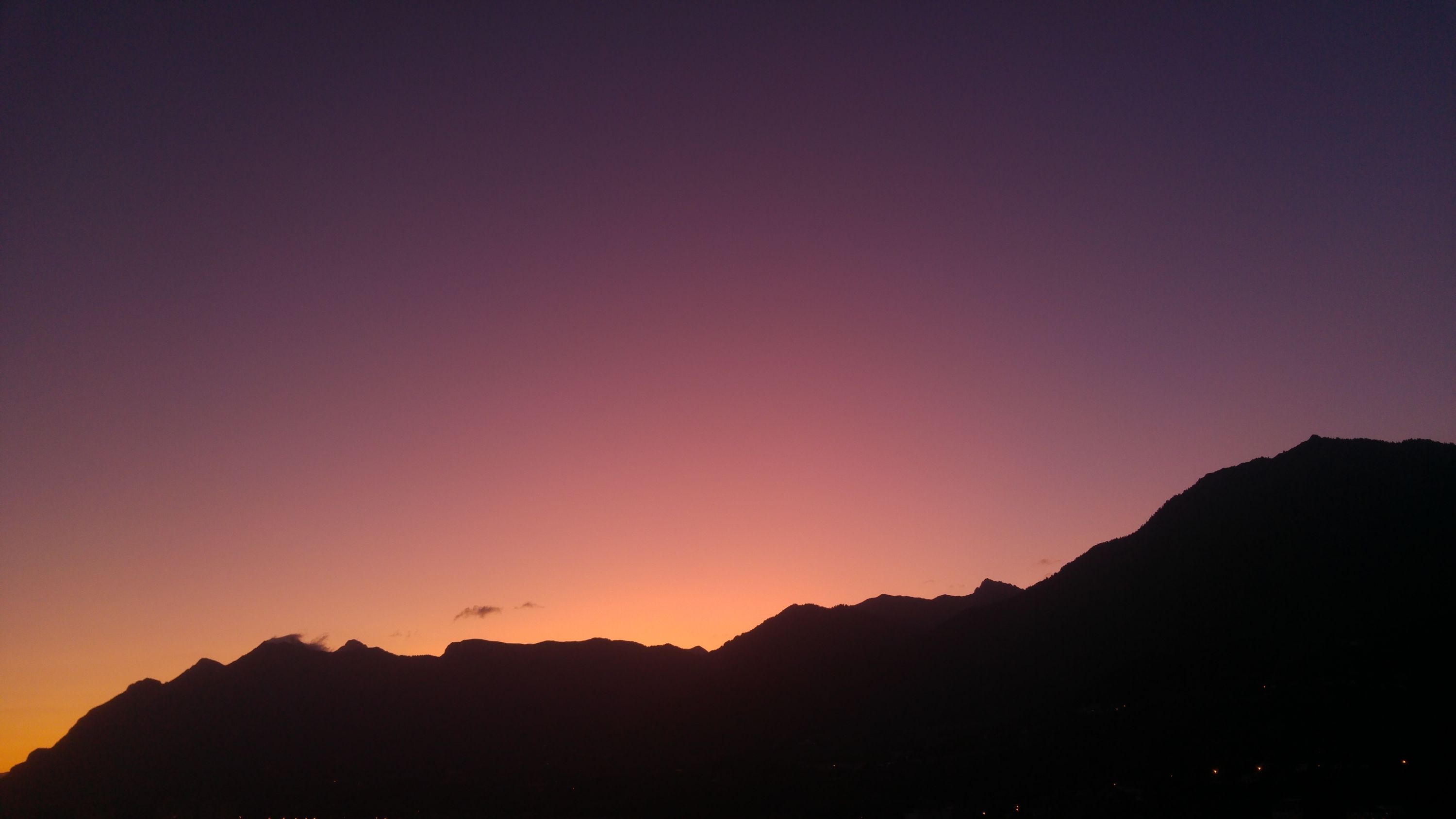 2019-09-28 Coucher de soleil sur les Bauges 1