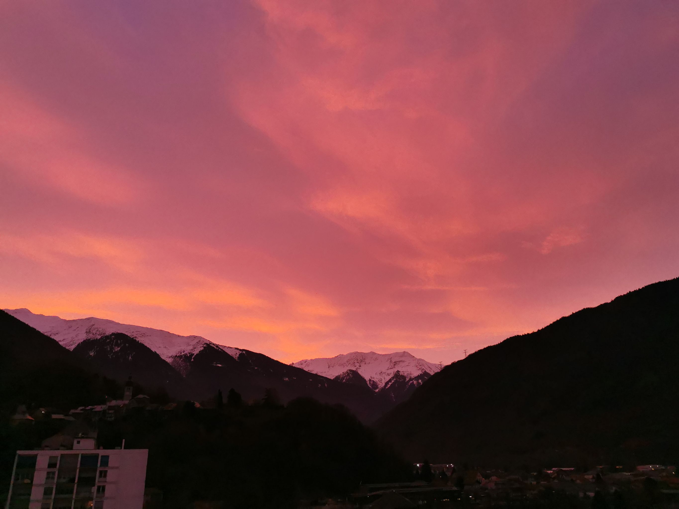 2021-02-22 Lever de soleil sur la Tarentaise