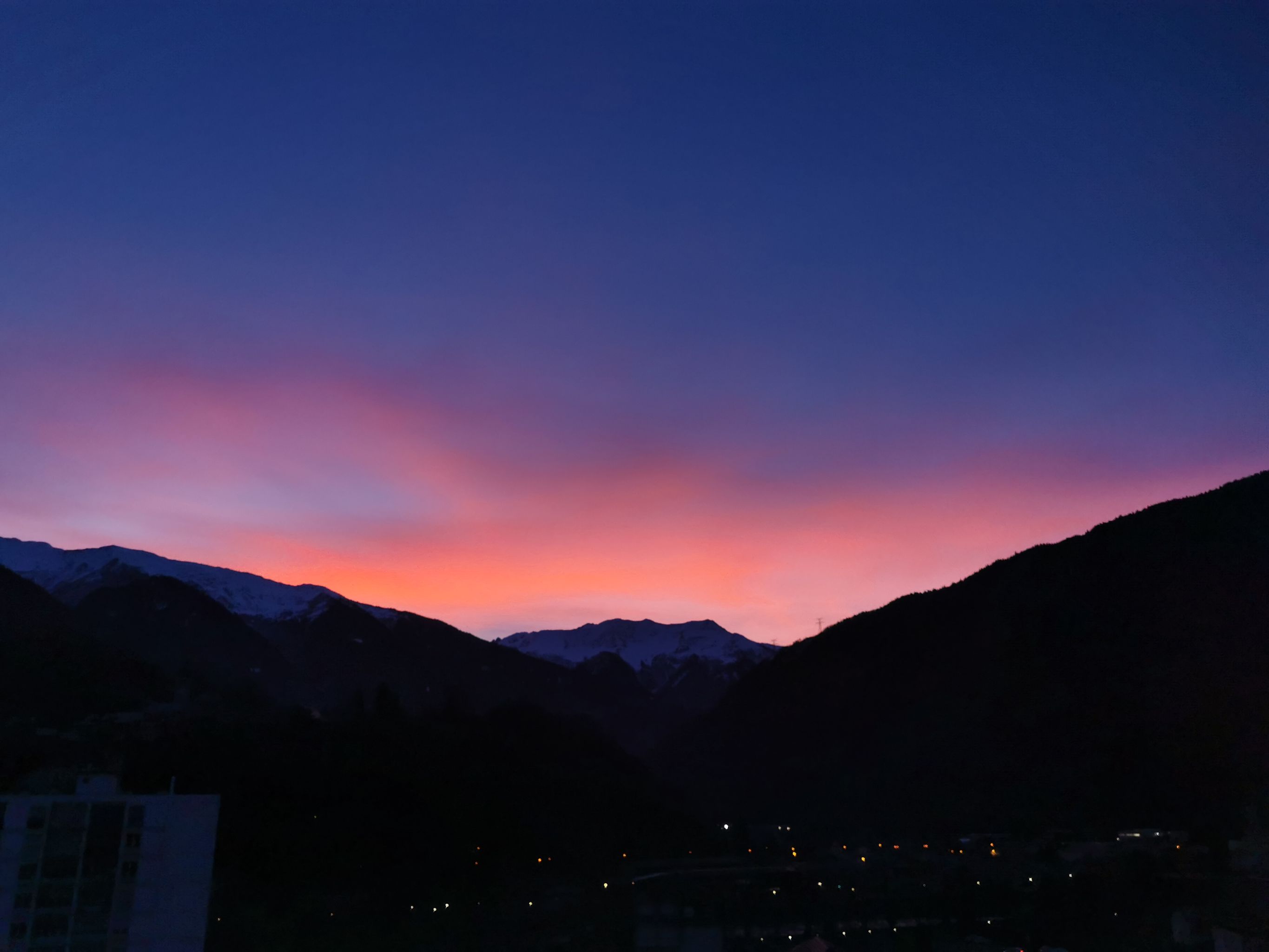 2023-01-11 Lever de soleil sur la Tarentaise