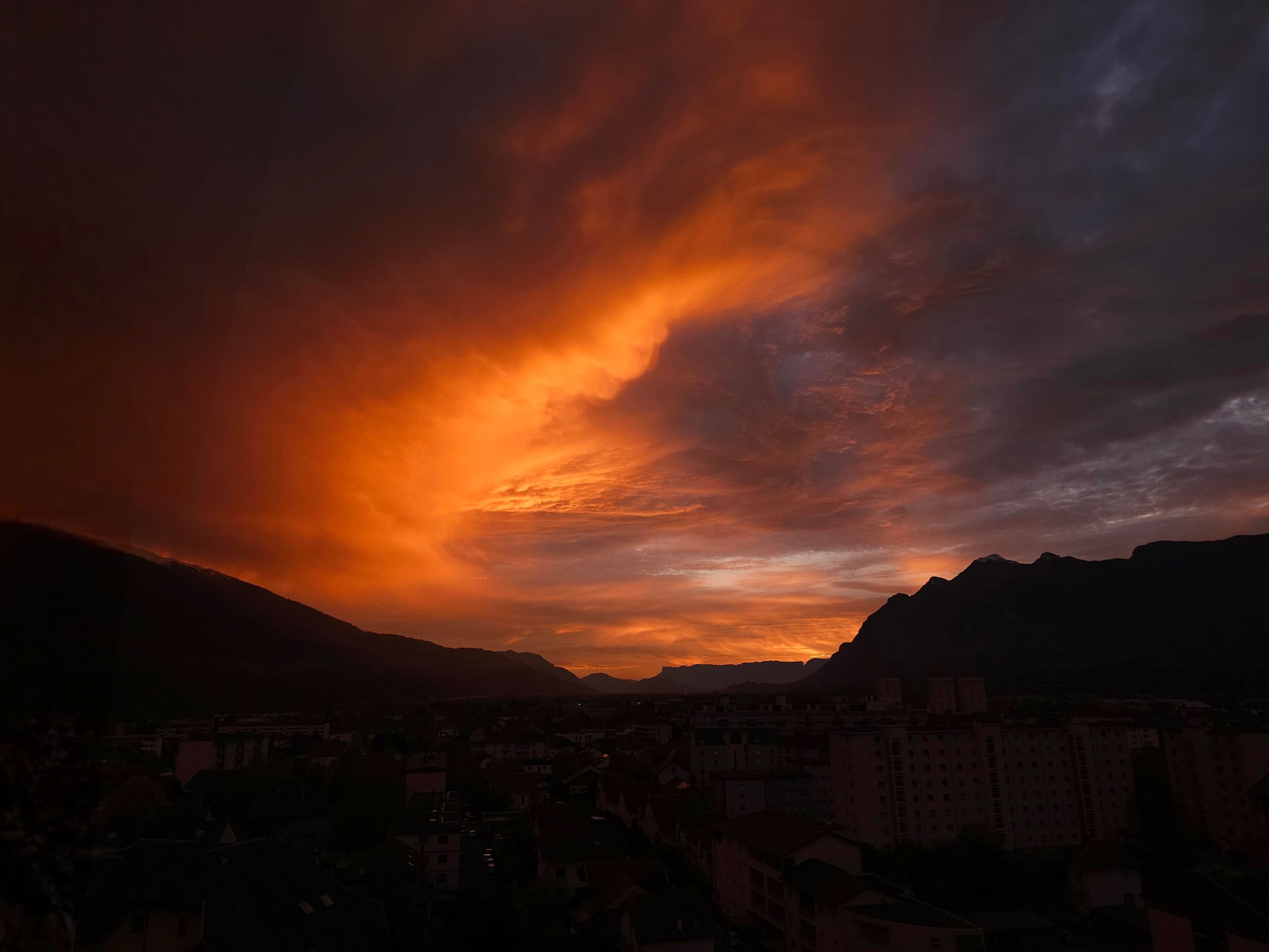 2025-11-10 Coucher de soleil sur la Combe de Savoie
