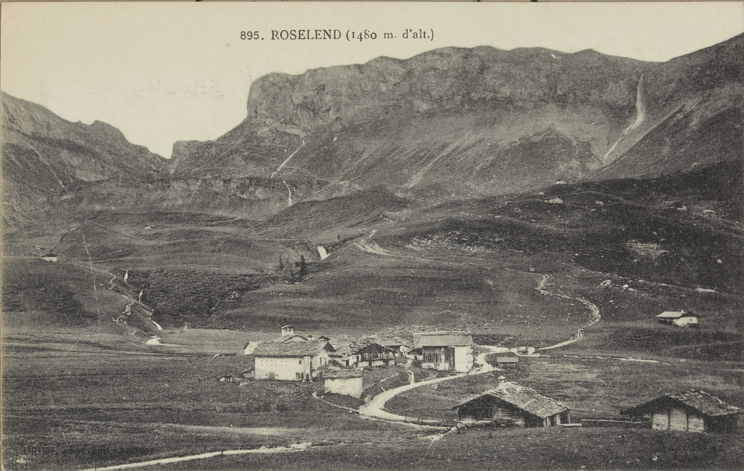 Roselend et le Rocher du Biolley