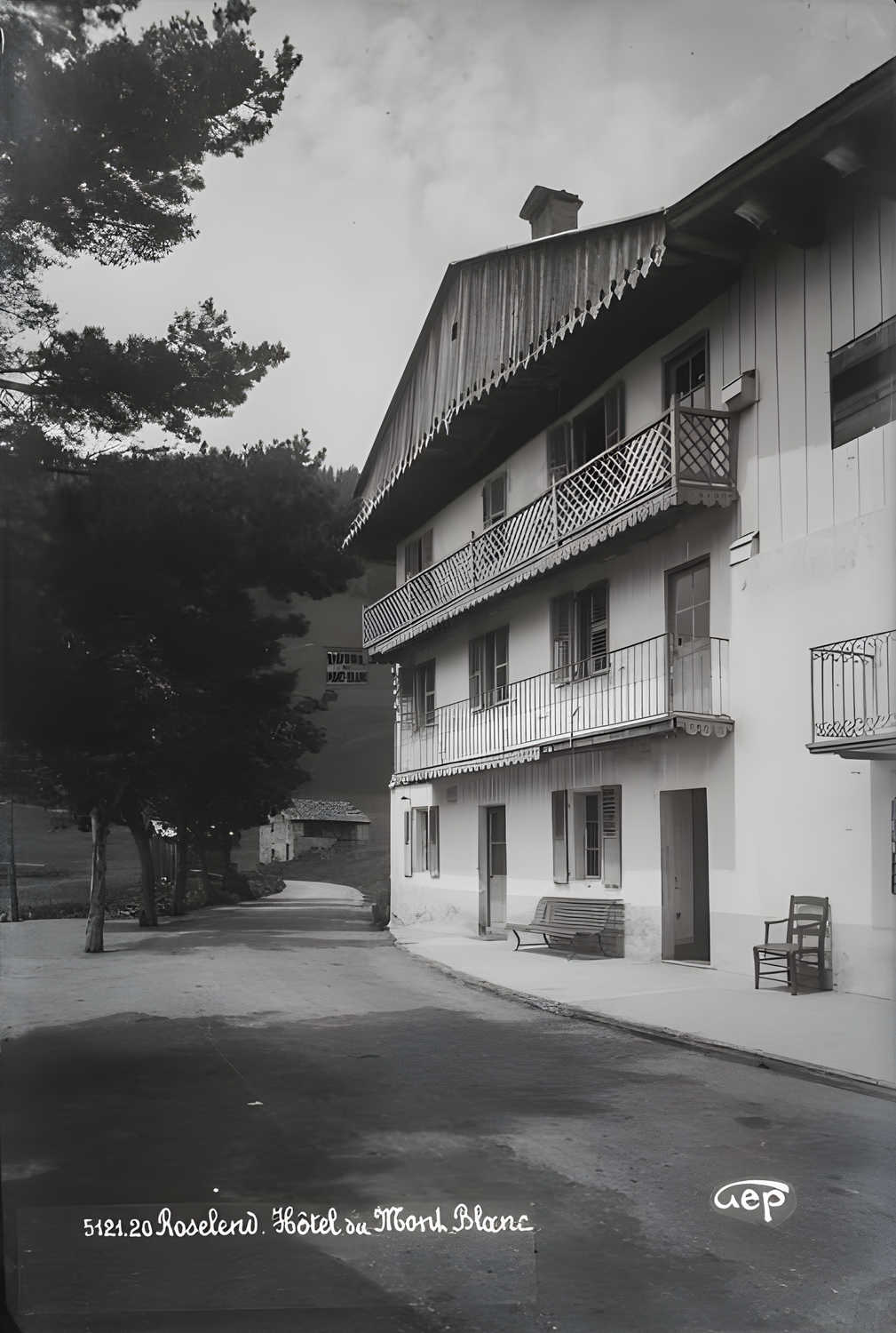 Hôtel Mont Blanc juillet 1935