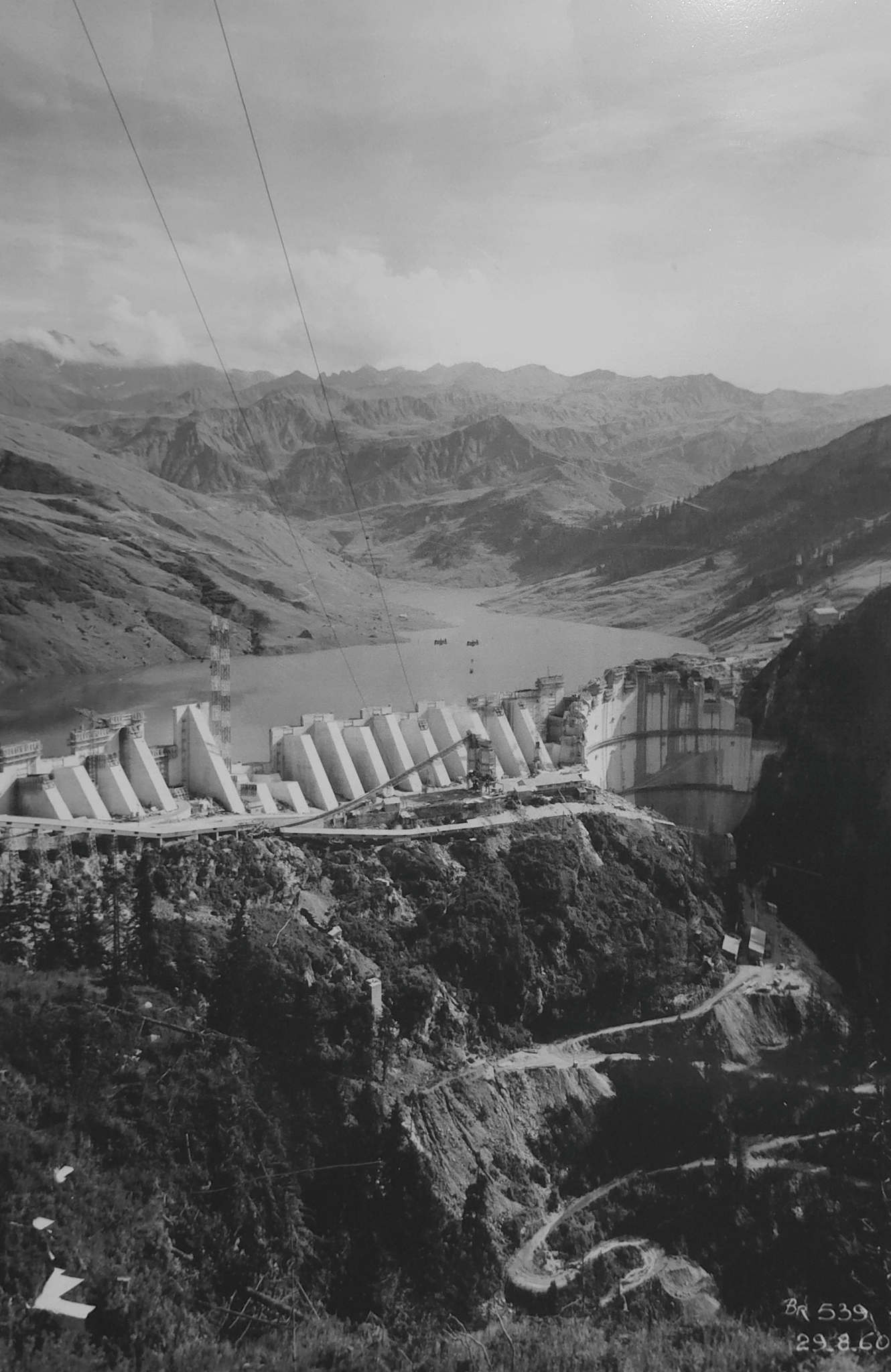 Vue côté Méraillet - août 1960