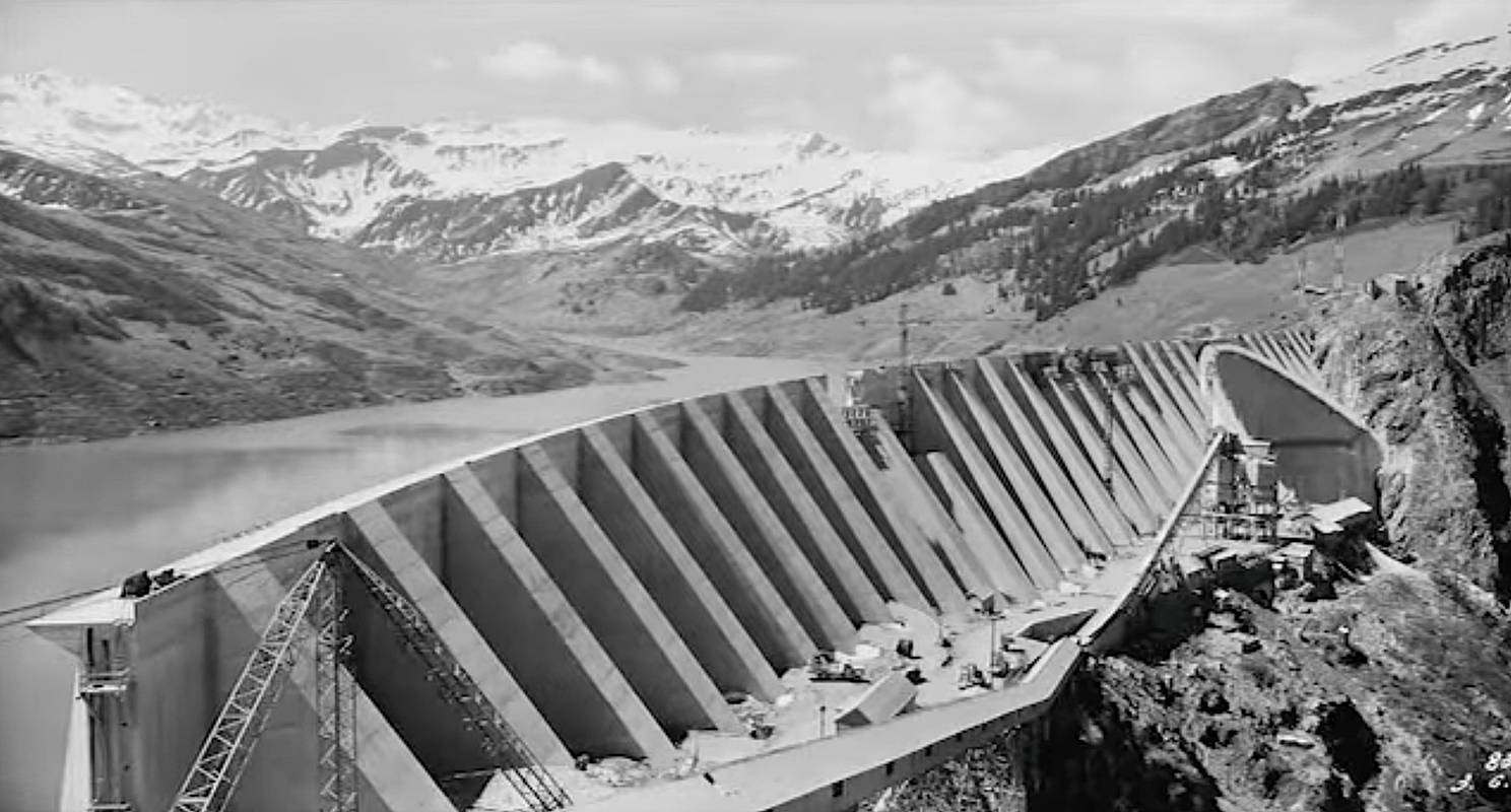 Vue de la construction côté Méraillet