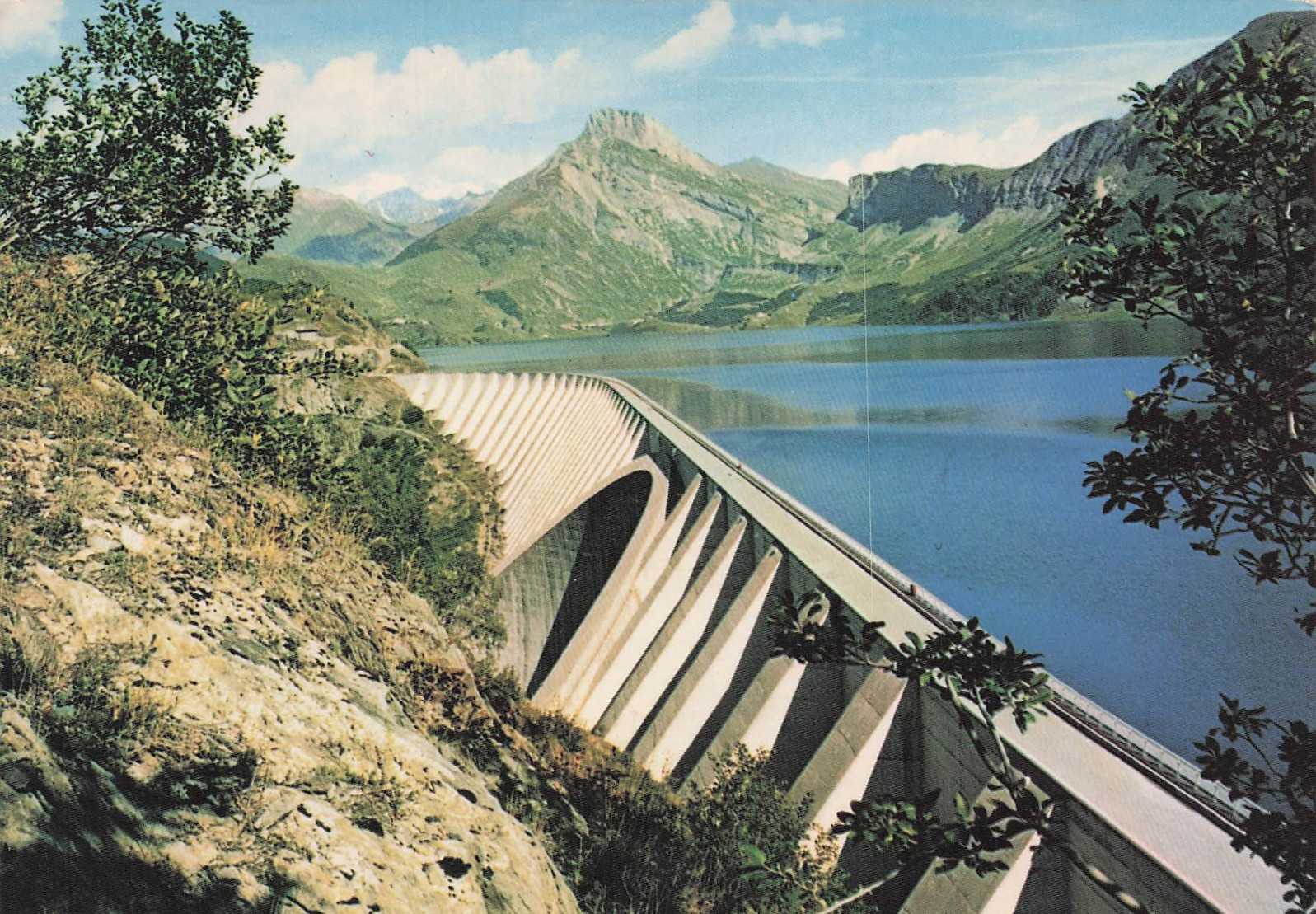 Carte postale couleurs fin de chantier côté col du pré