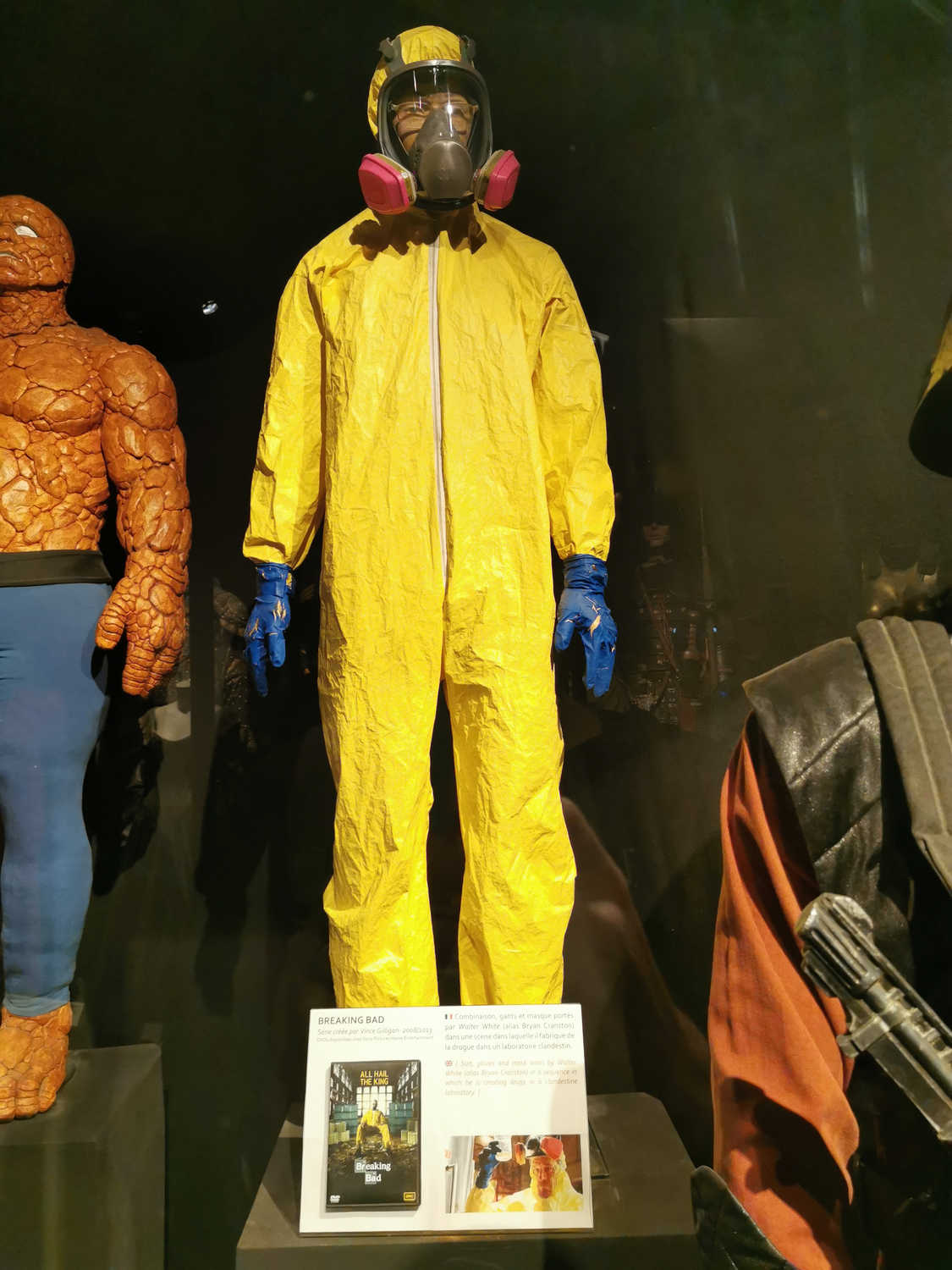 Authentique combinaison jaune de protection de la série Breaking Bad