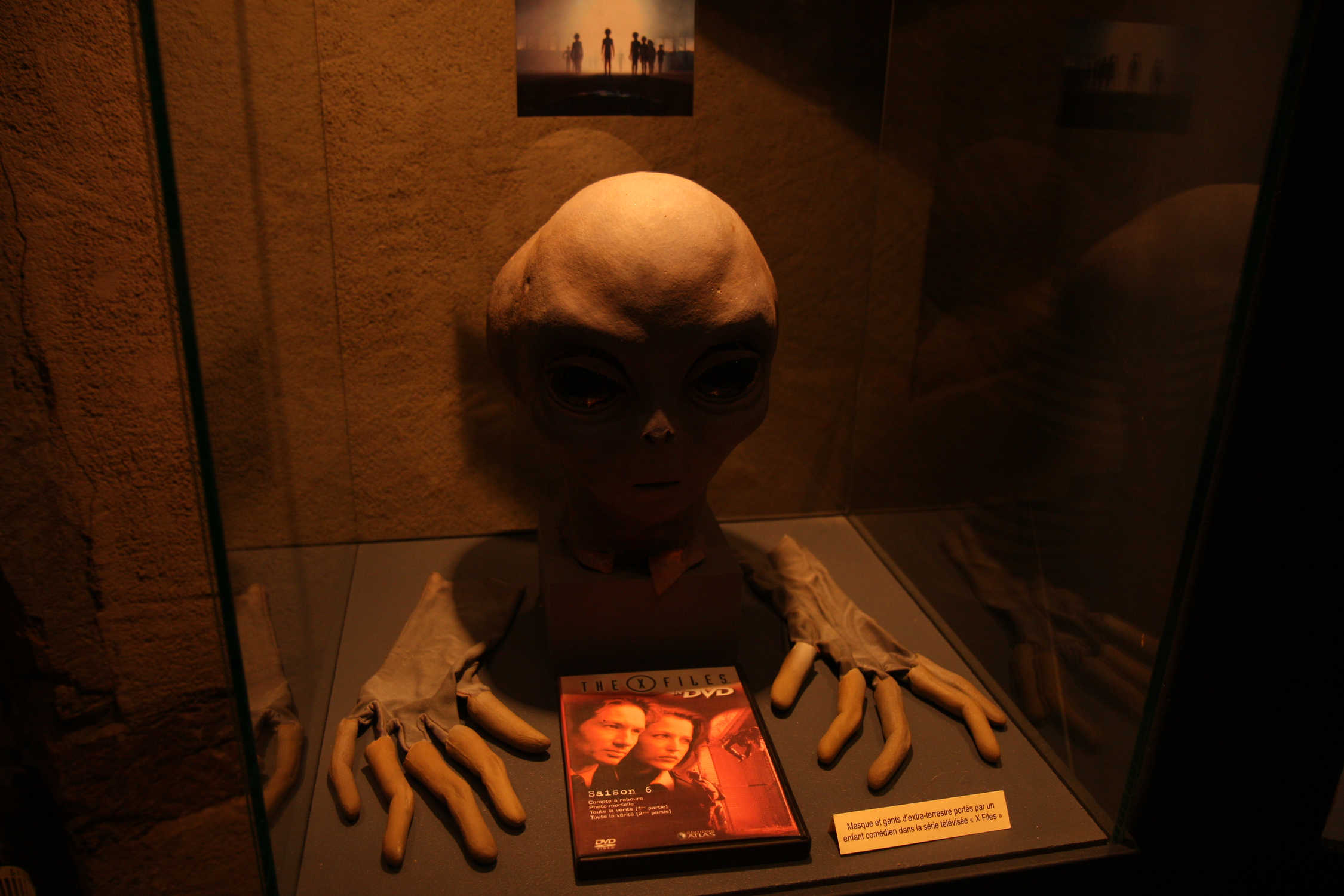 Tête d’un alien pour la série X-Files