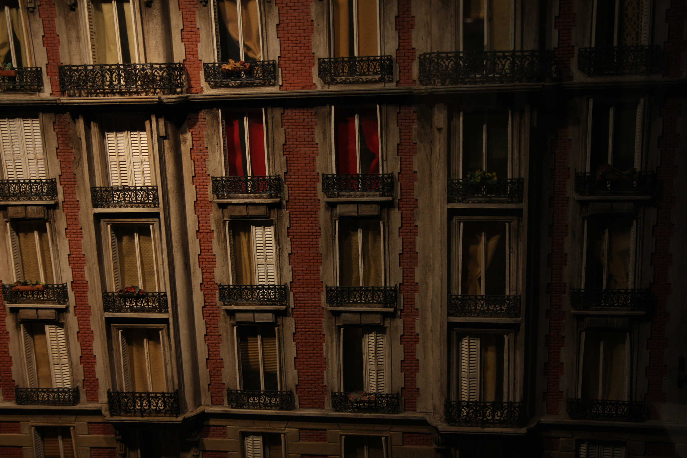 Maquette de façade de bâtiment