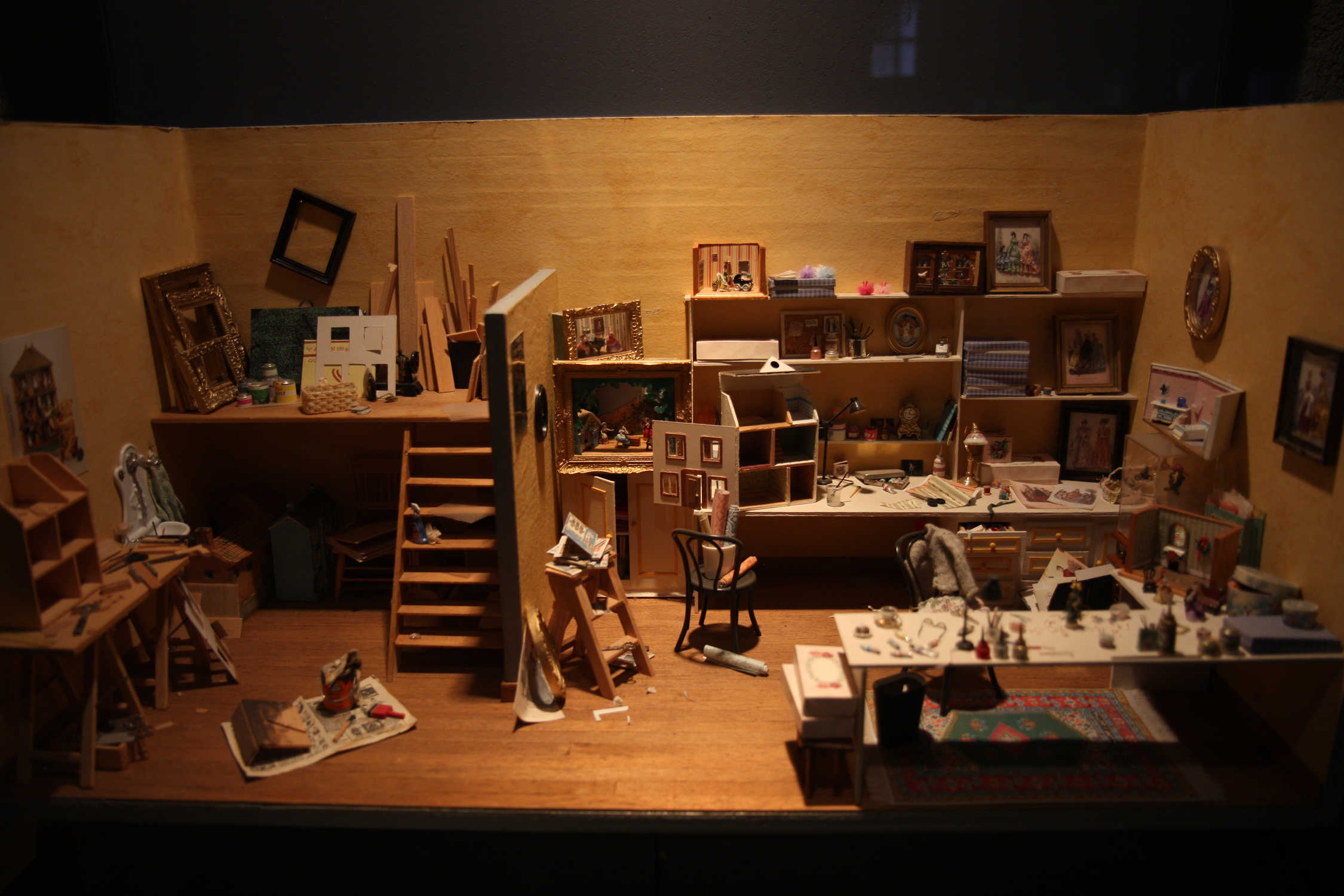 Maquette d’un bureau de confection