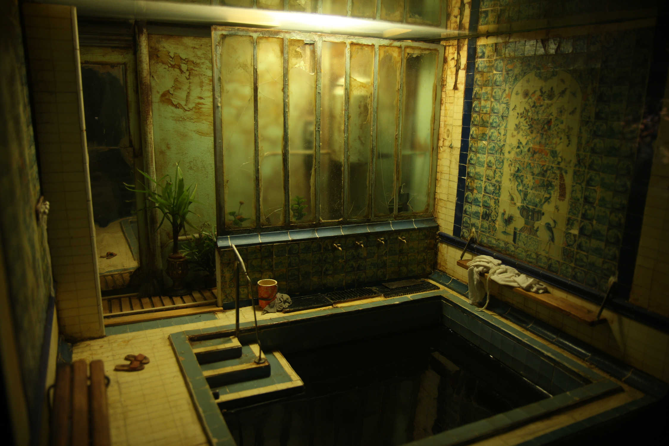 Maquette d’une petite piscine intérieure