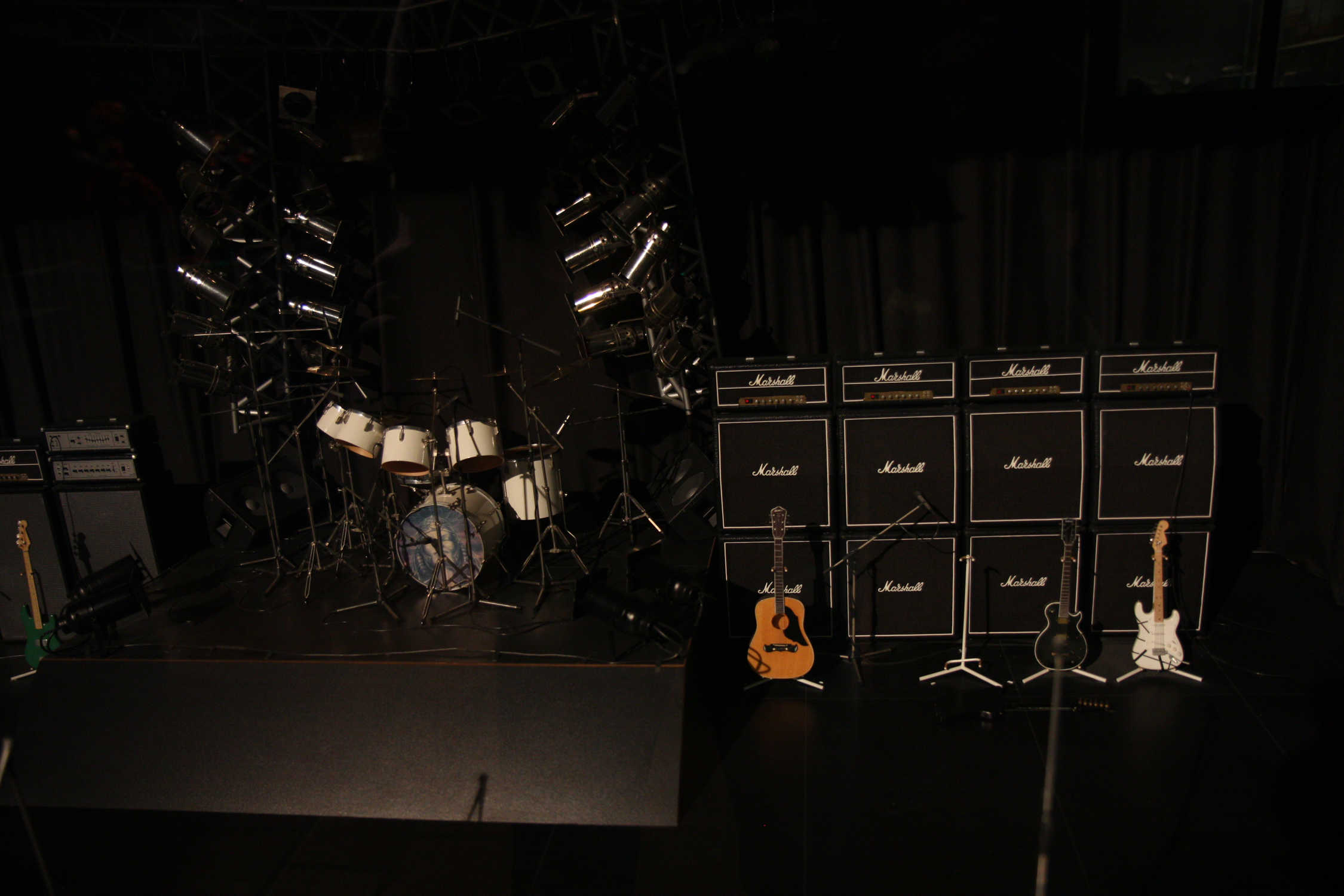 Maquette d’une scène rock