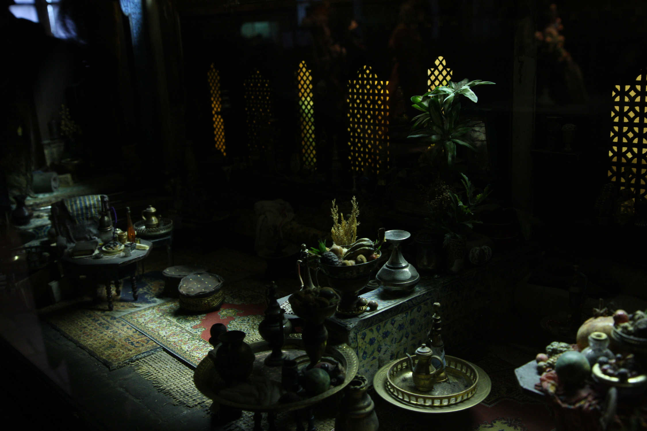 Maquette d’un intérieur oriental