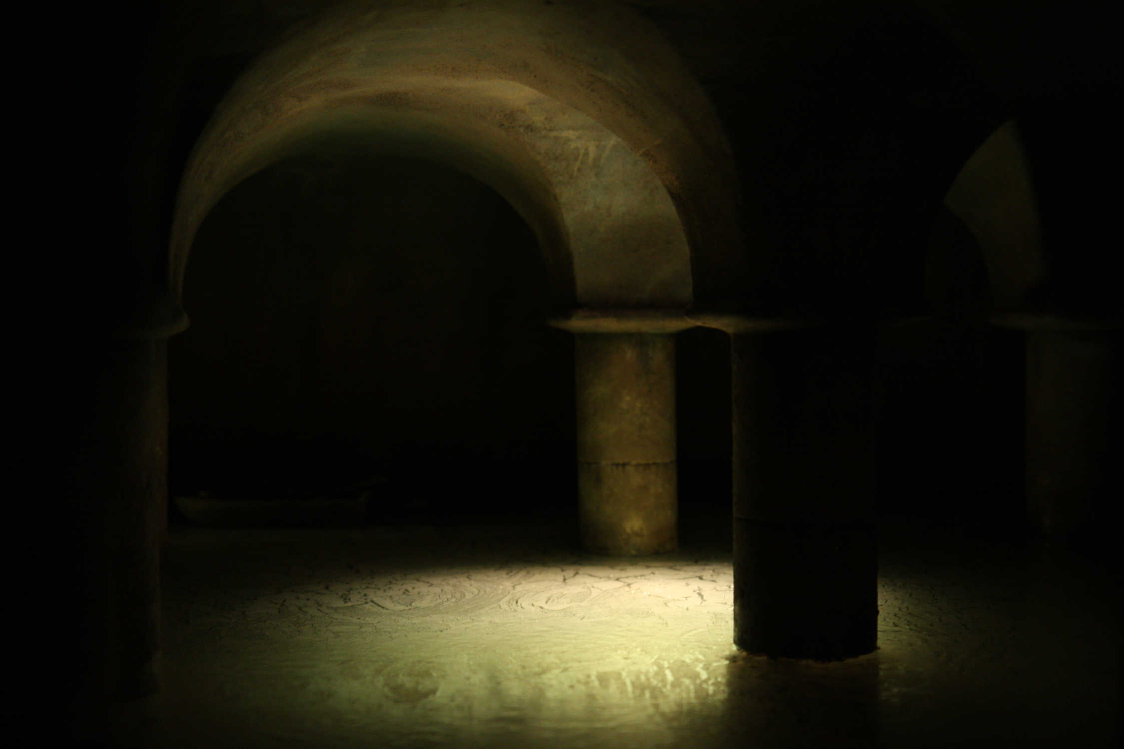 Maquette de l’intérieur d’un bâtiment voûtés