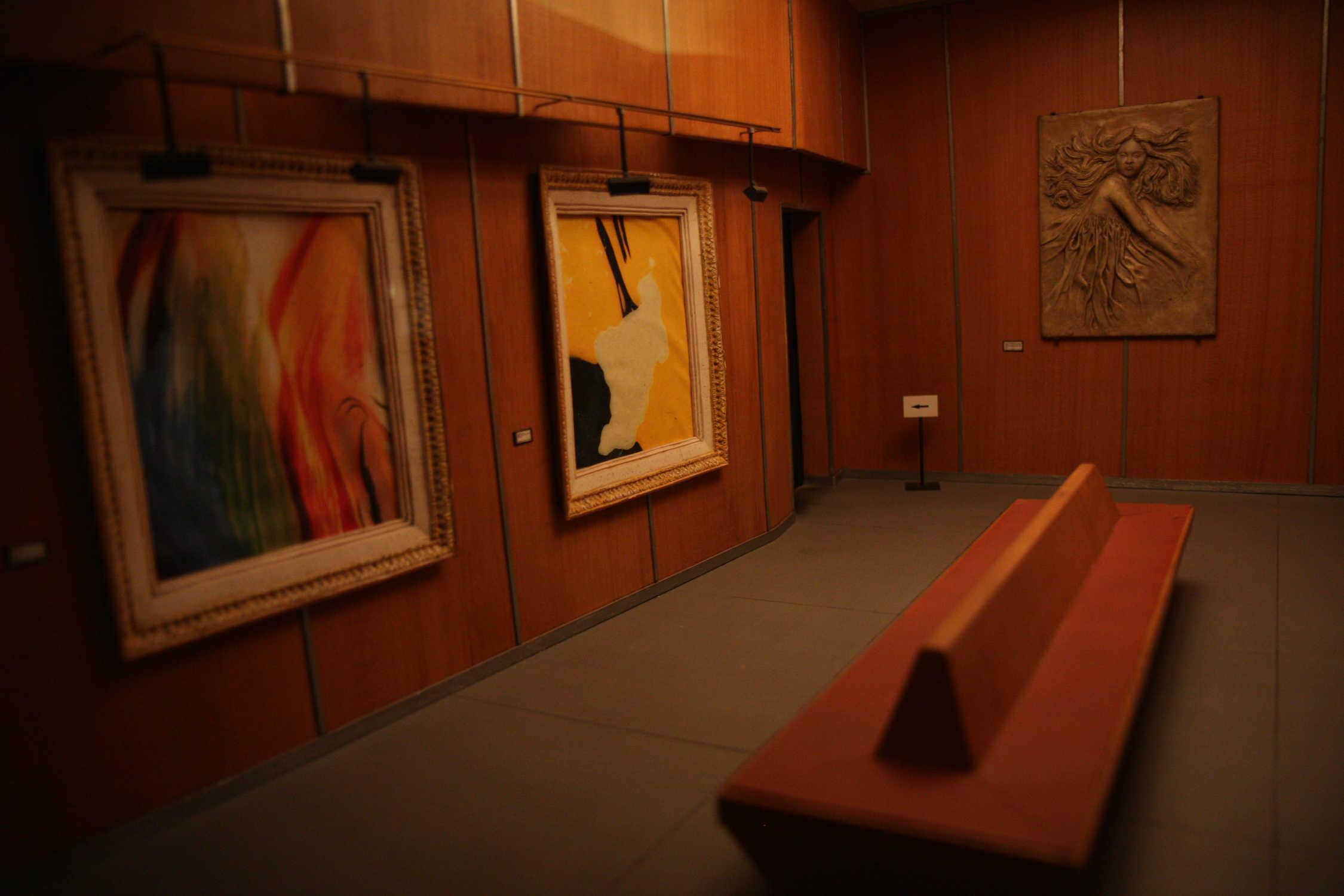 Maquette de l’intérieur d’un musée