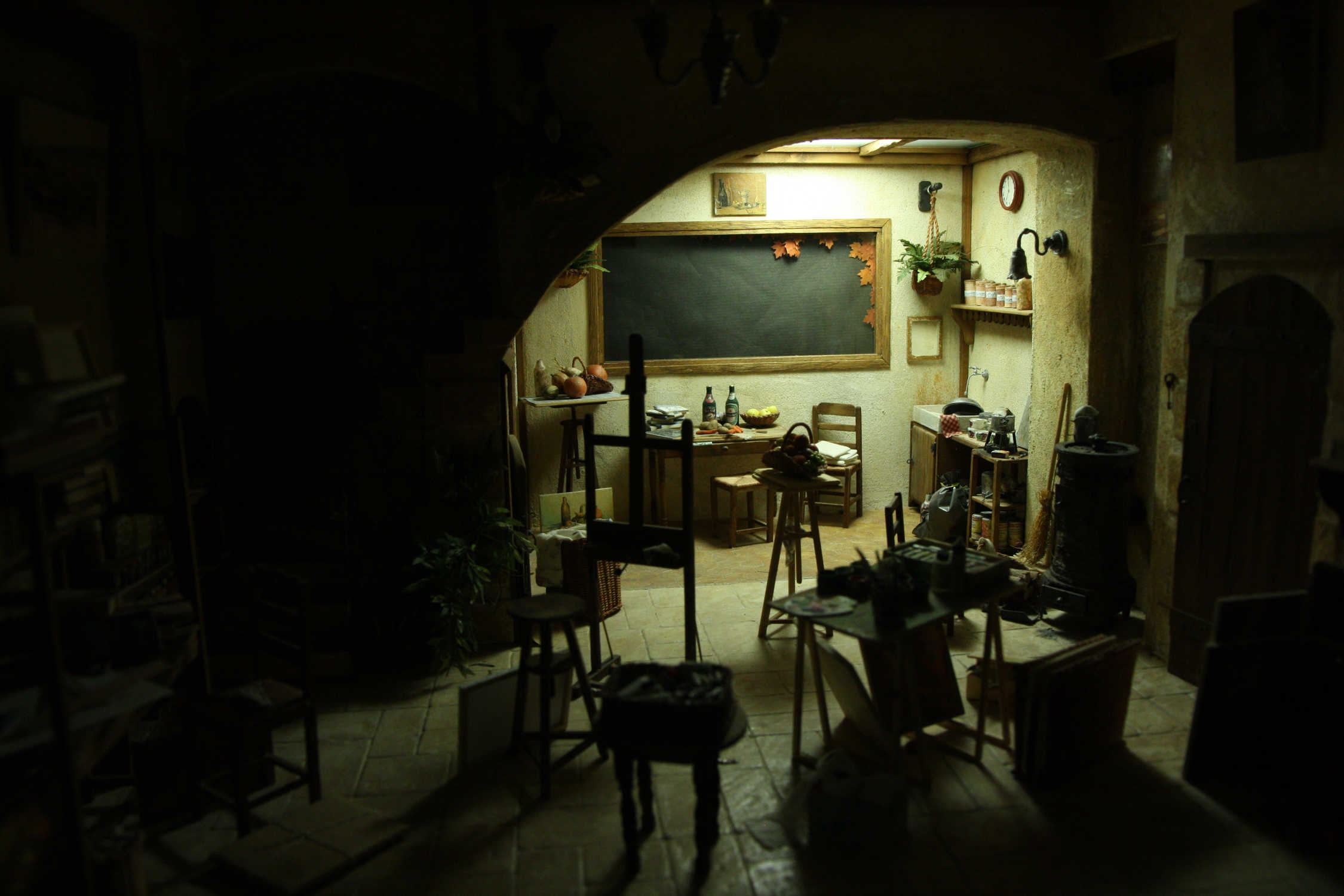 Maquette d’une salle de cours et atelier