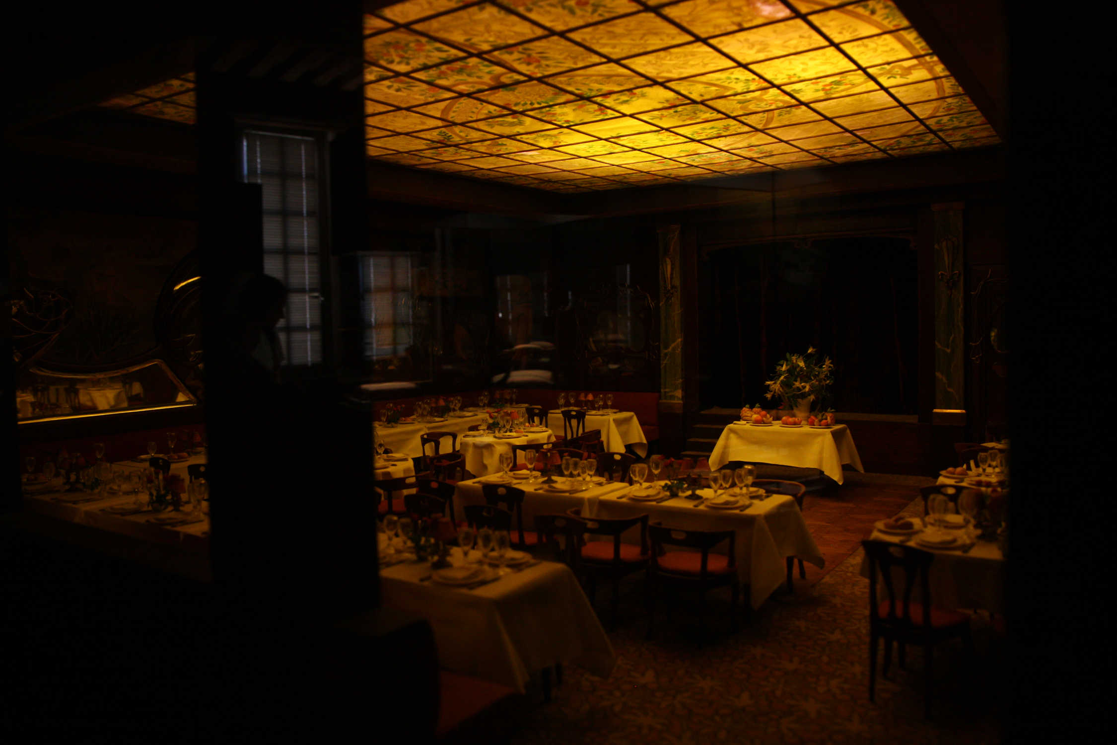 Maquette d’une salle de restaurant