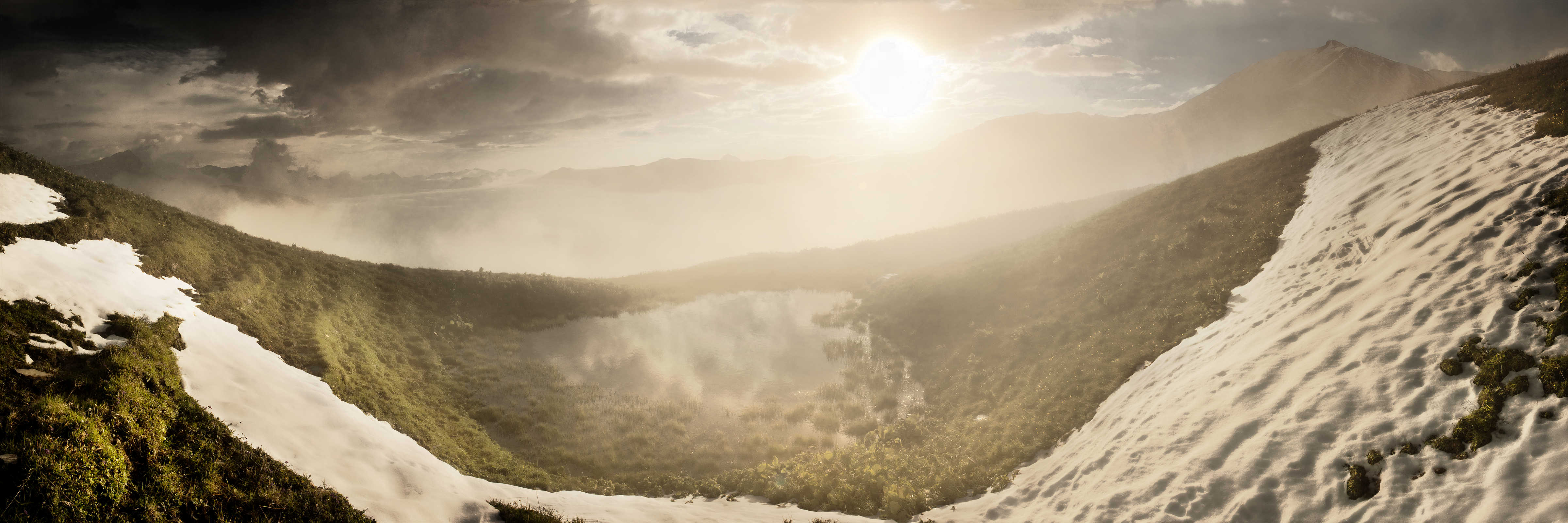 Mer de Nuages et Brume au Col du Joly 2