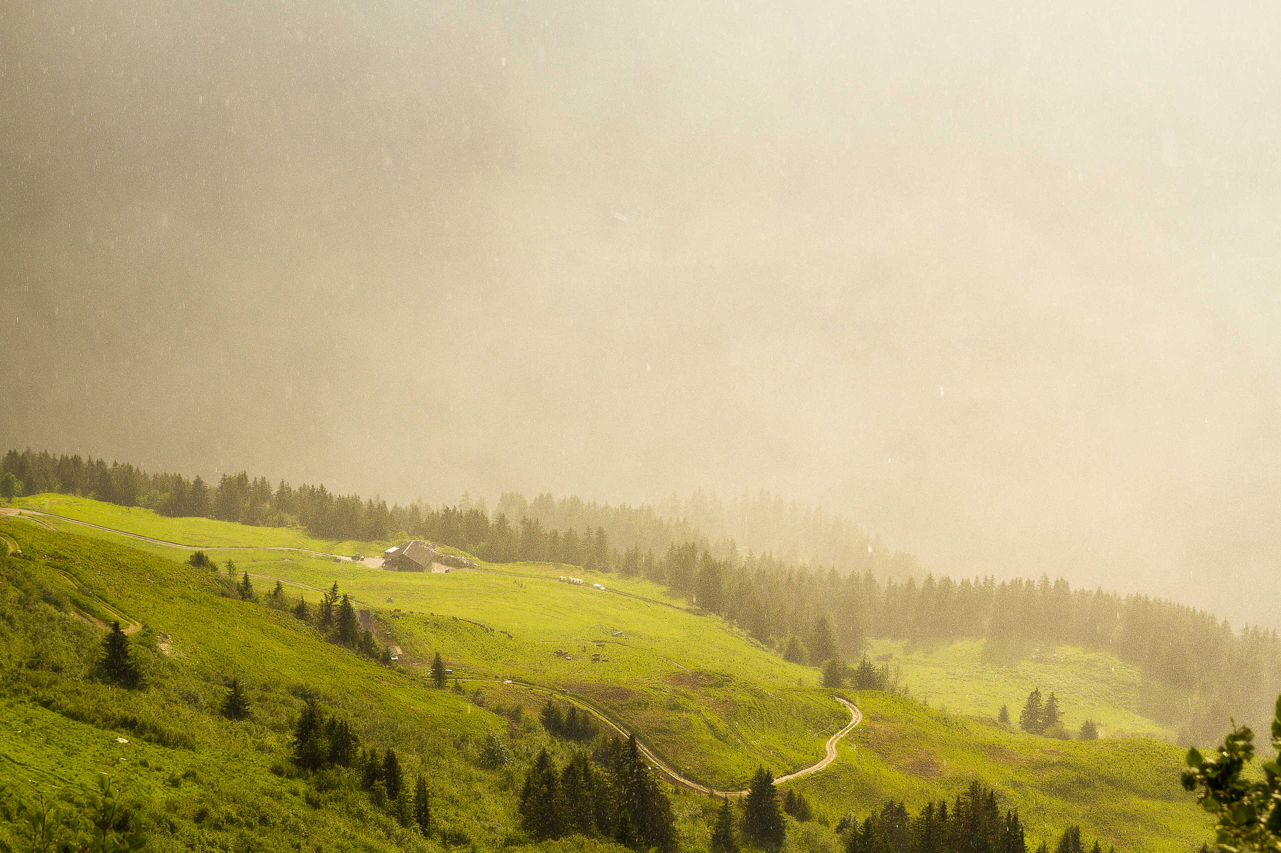 Orage et Soleil dans le Beaufortain