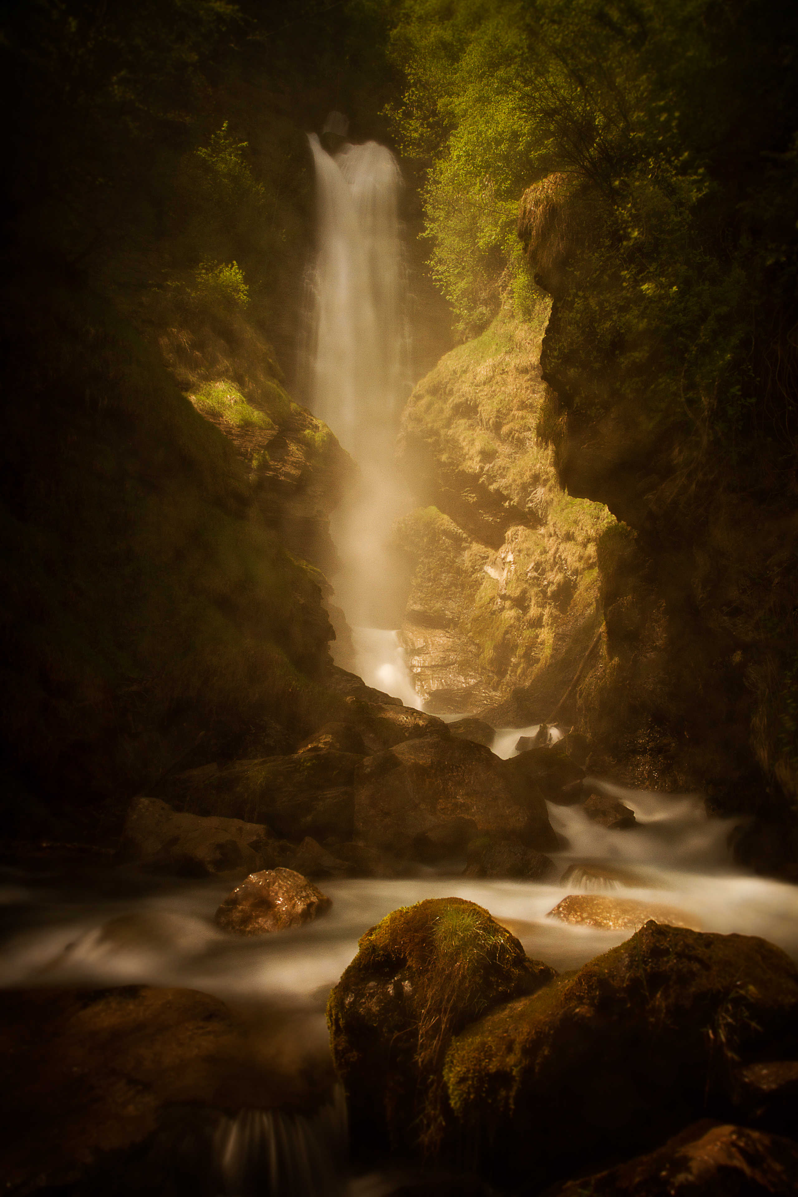 Cascade de Chedde au Printemps
