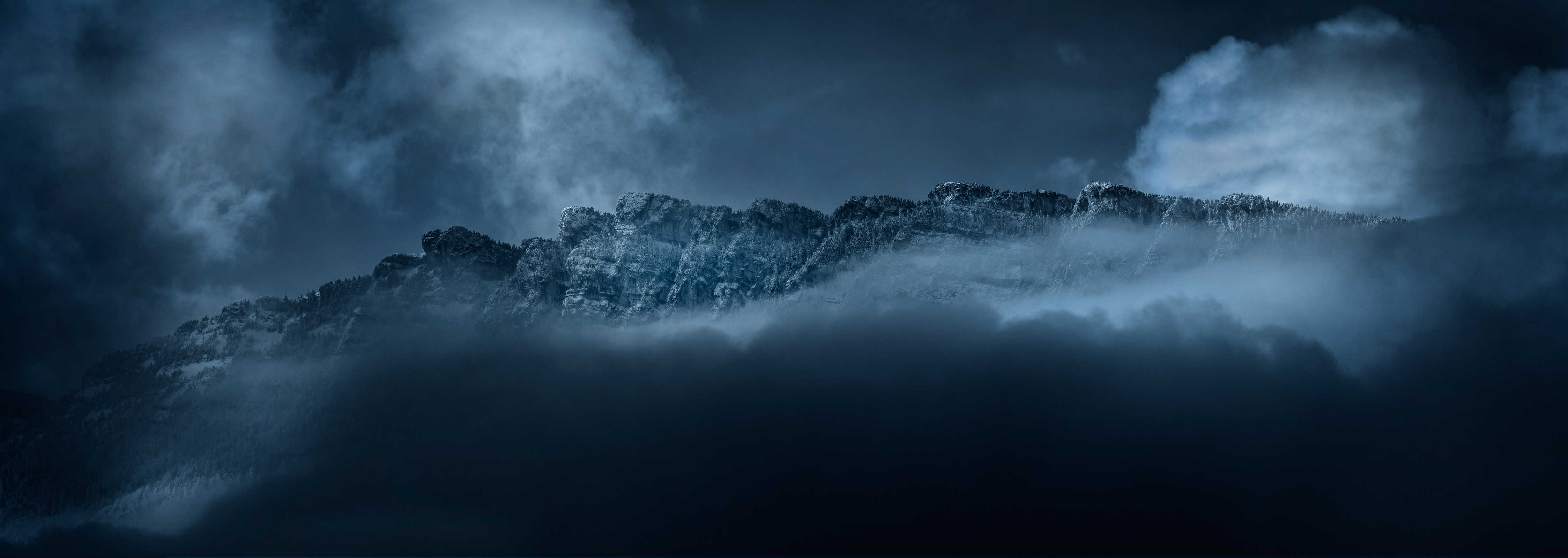 Le Massif de la Chartreuse en Hiver