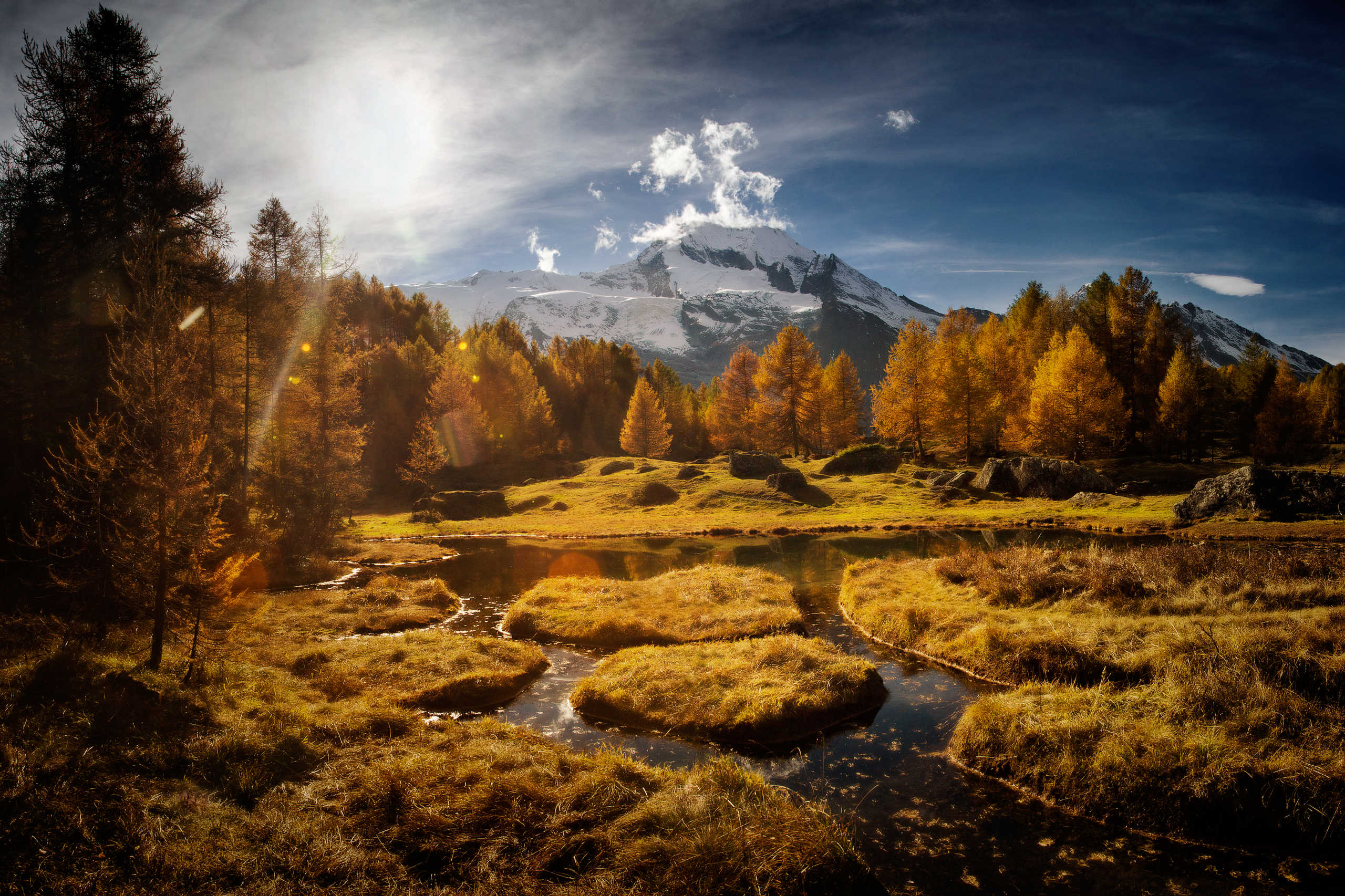 Paysage d'Automne au Monal