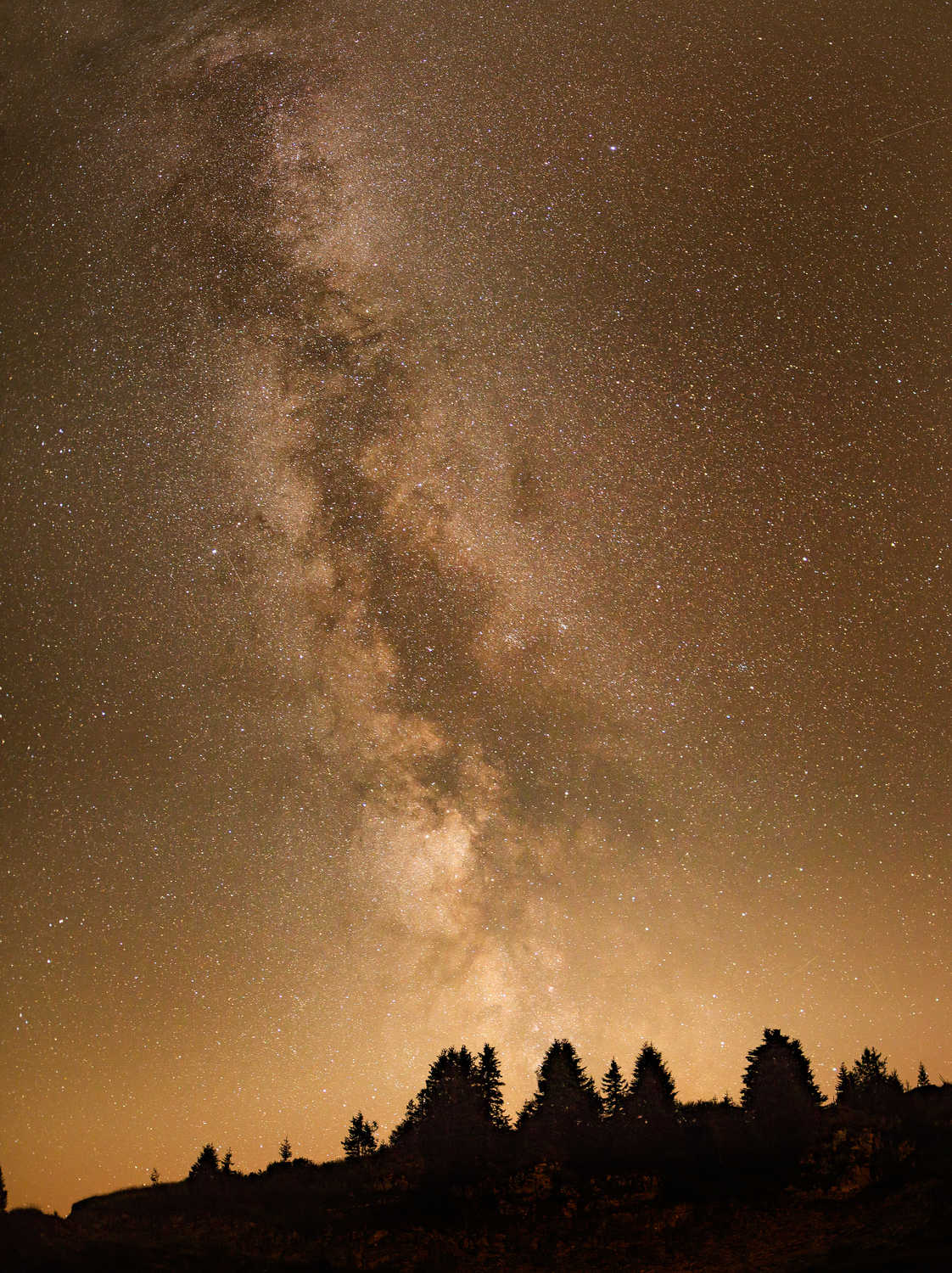 La Voie Lactée sur la Roche Parstire - Beaufortain