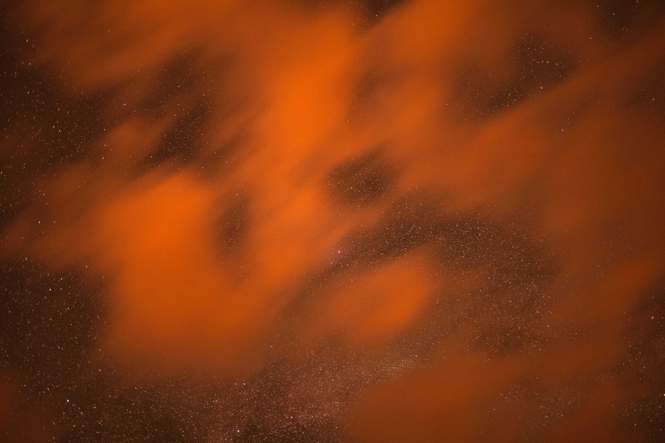 Texture nuages et Voie Lactée - Beaufortain