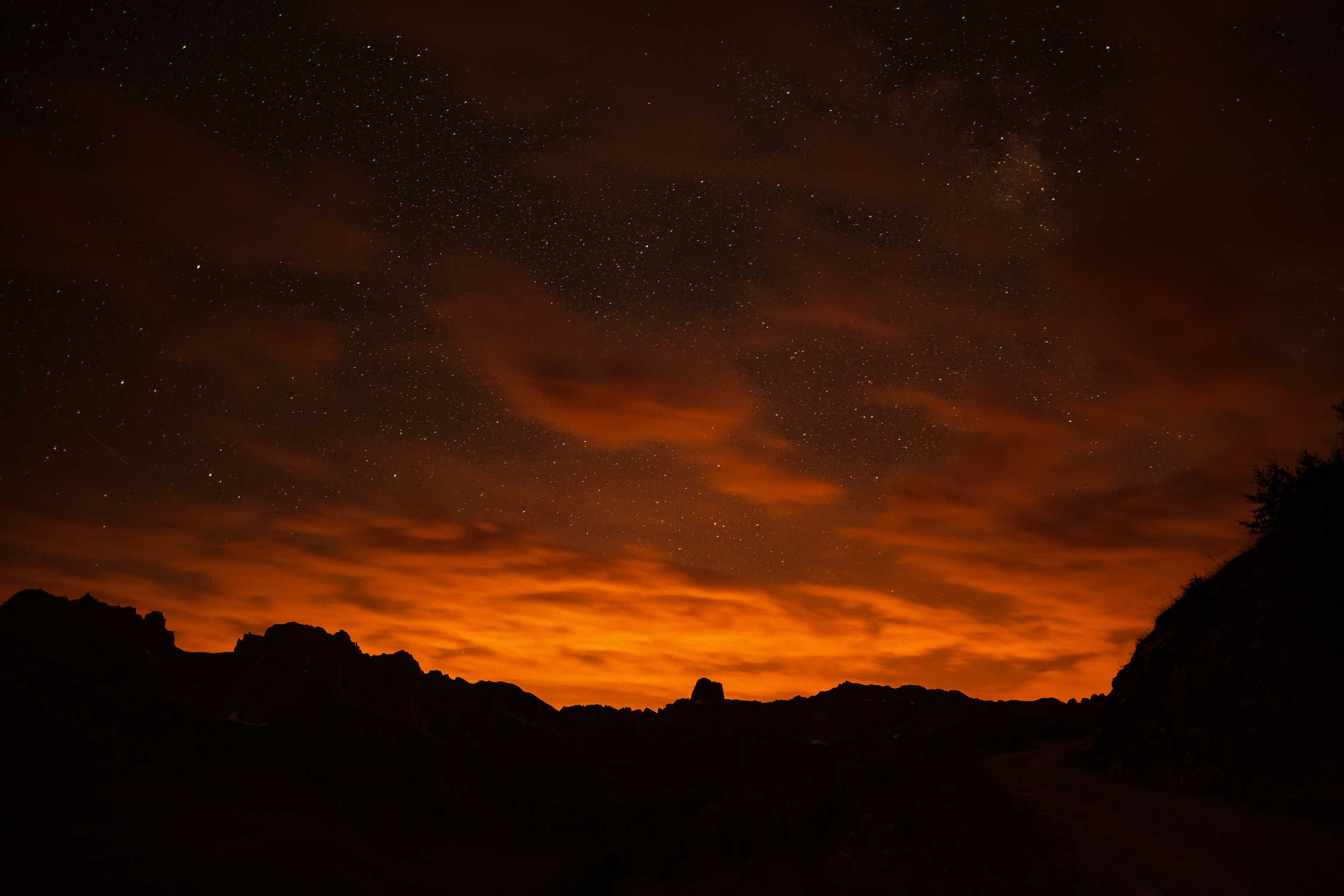 Voie Lactée sur la Pierra Menta - Beaufortain