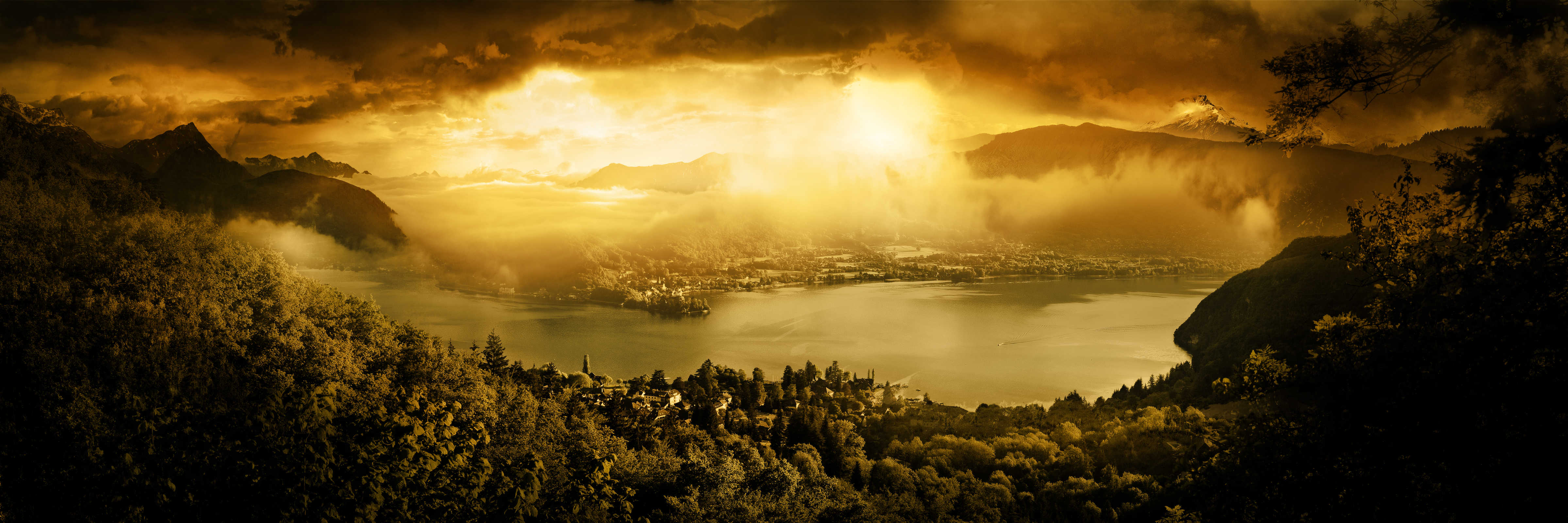 Le Lac d'Annecy le Jour d'Après