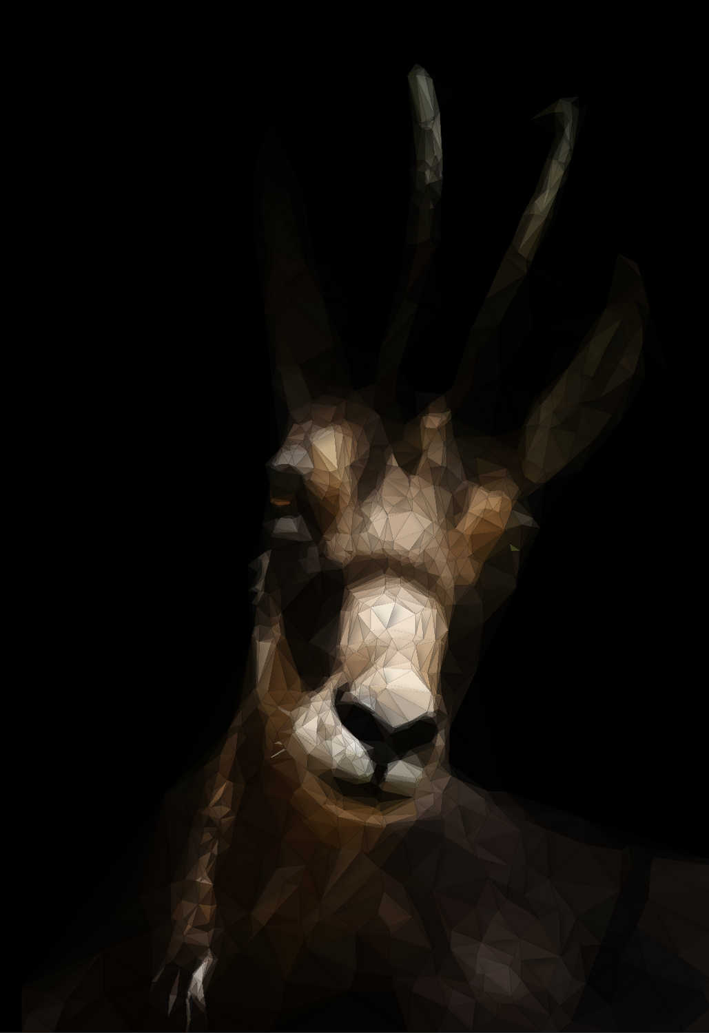Low Poly Chamois 2