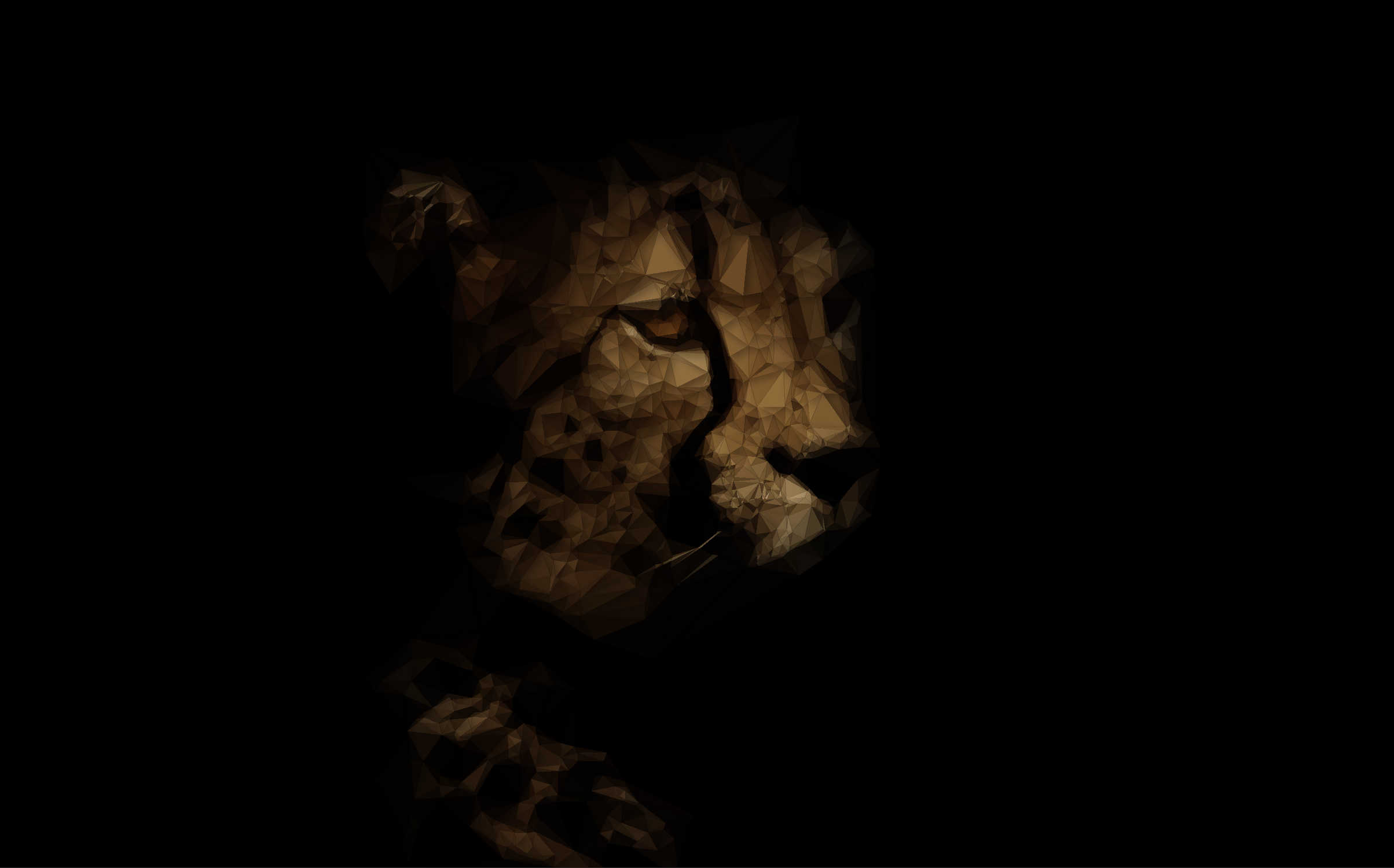 Low Poly Guépard