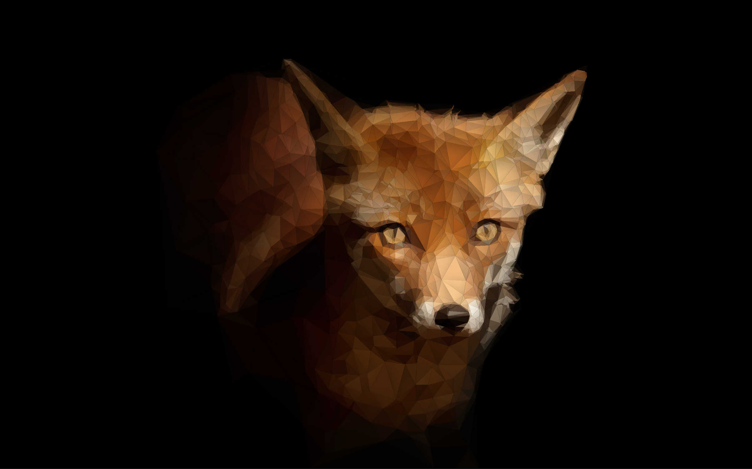 Low Poly Renard Roux