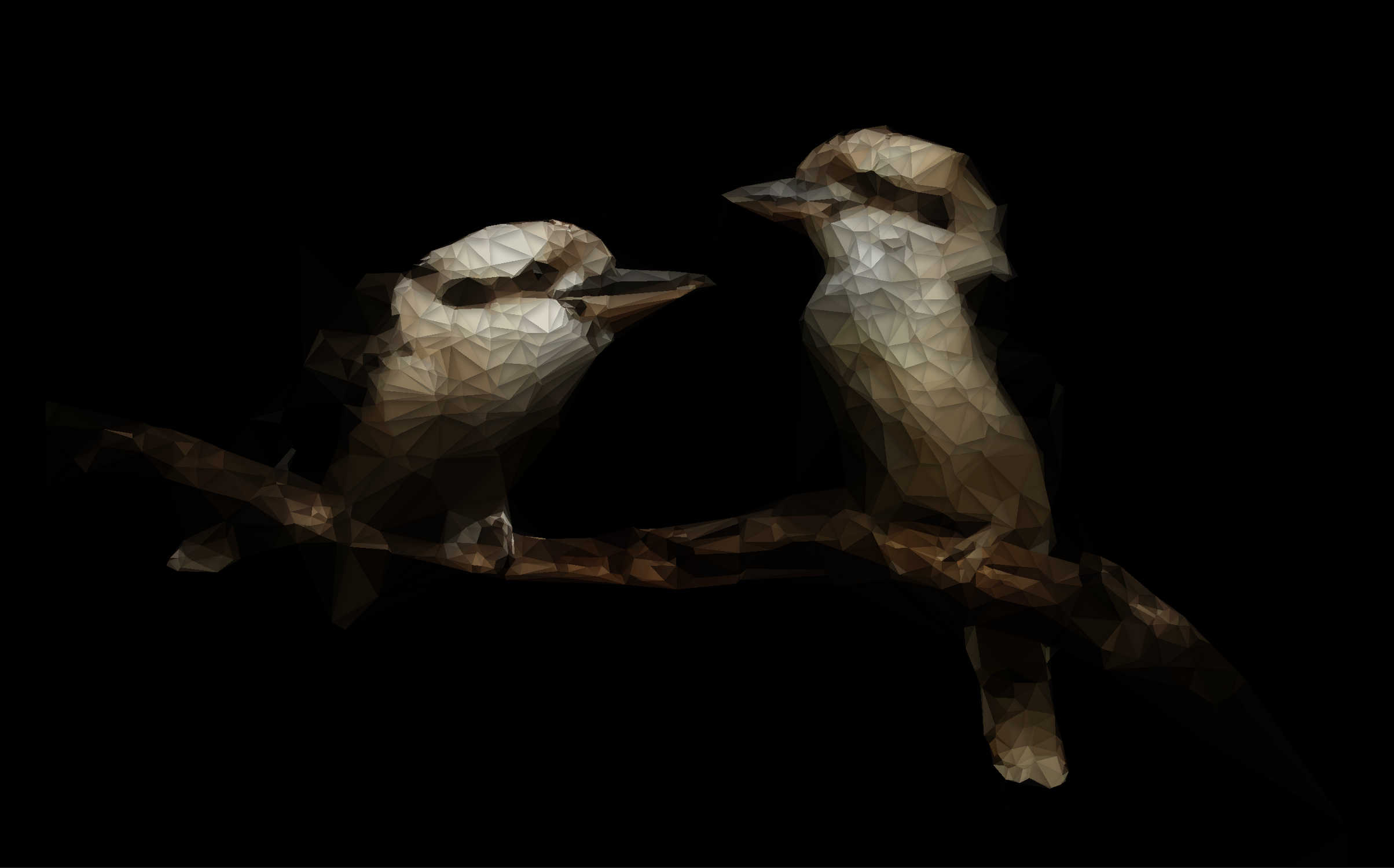 Low Poly Martin Chasseurs Géants