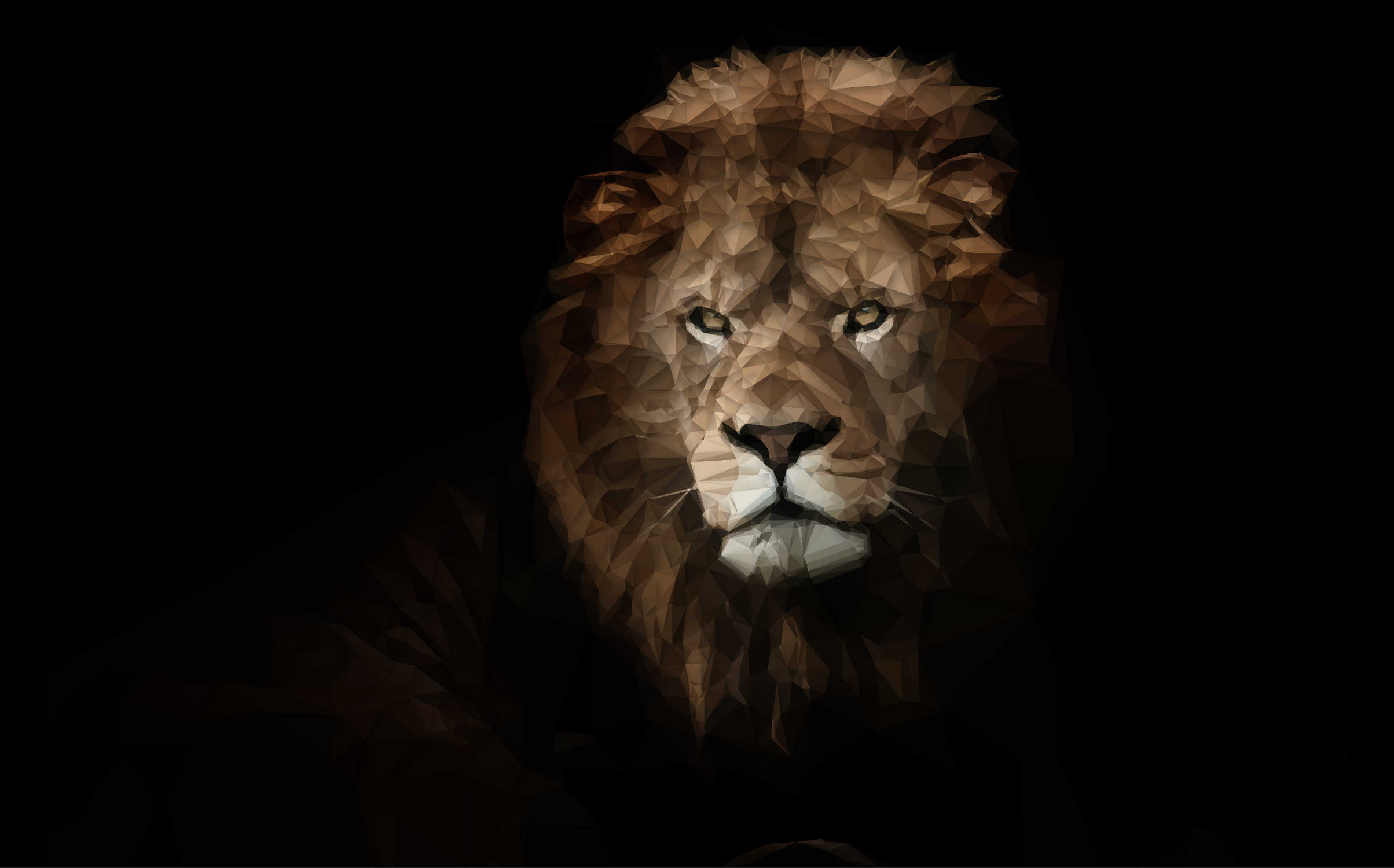 Low Poly Lion